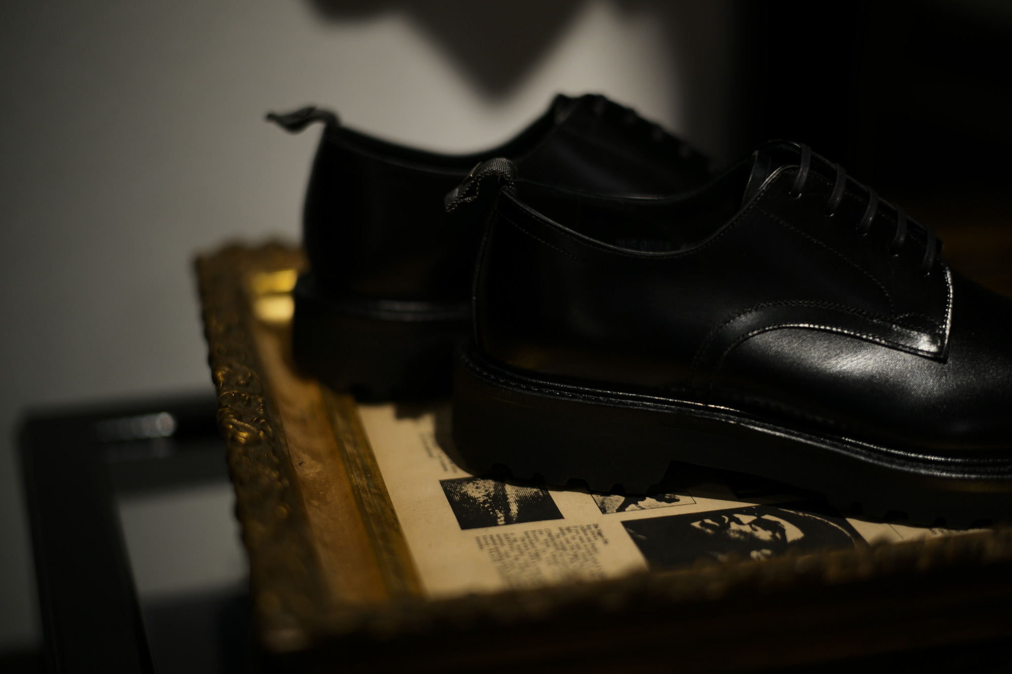 WH(ダブルエイチ) WH-0006(WHS-0006) Plane Toe Shoes  (干場氏 スペシャル モデル) Birdie Last(バーディラスト) ANNONAY Vocalou Calf Leather プレーントゥ シューズ BLACK(ブラック) MADE IN JAPAN(日本製) 2018 春夏新作 【干場氏、坪内氏の直筆サイン入り】【Alto e Diritto限定 スペシャルアイテム】wh 干場さん 干場スペシャル FORZASTYLE フォルザスタイル 愛知 名古屋 Alto e Diritto アルト エ デリット