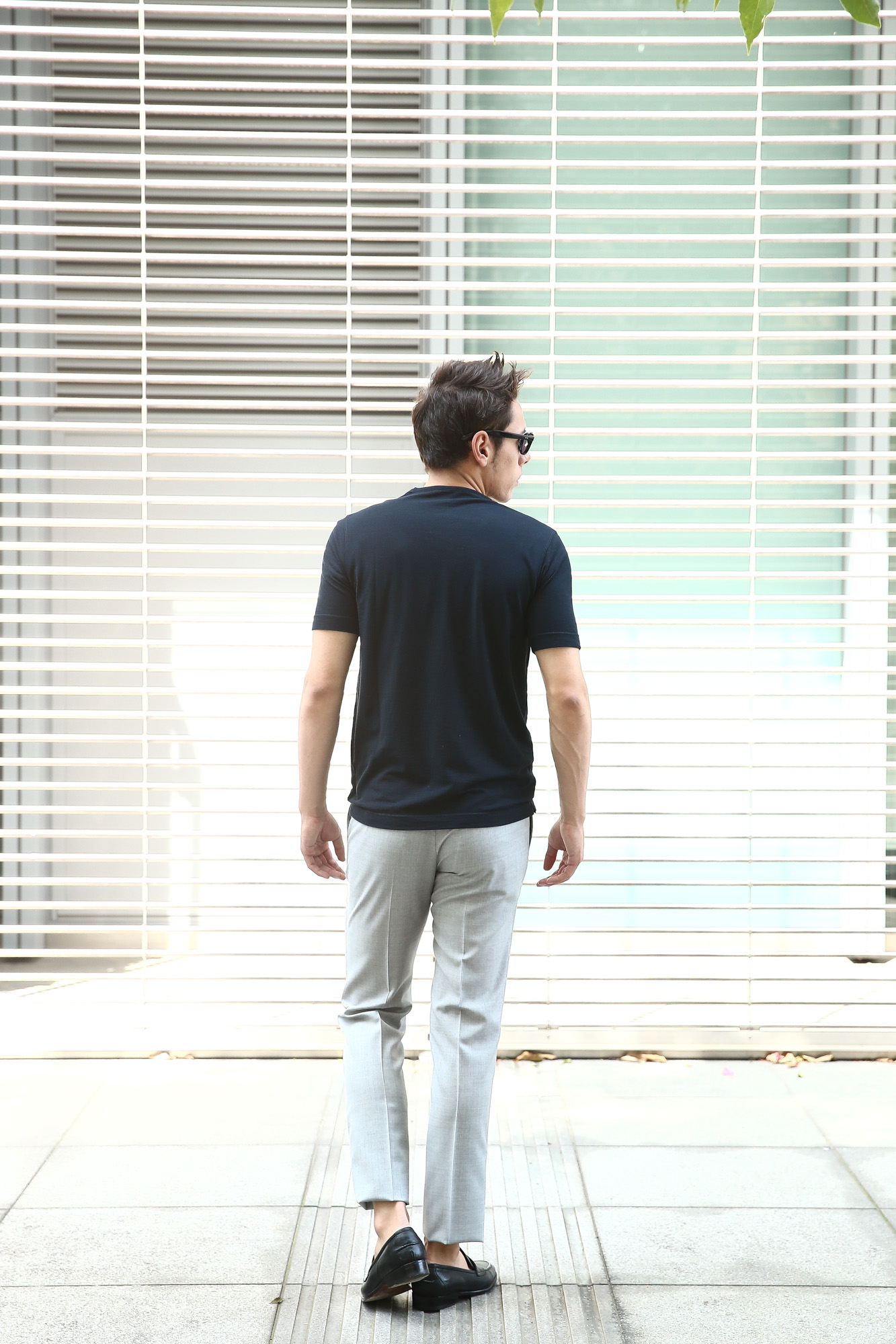 ZANONE (ザノーネ) V-neck T-shirt ice cotton(アイスコットン) 810237 Z0380 VネックTシャツ NAVY (ネイビー・Z0542) MADE IN ITALY(イタリア製) 2018 春夏新作 zanone ザノーネ 愛知 名古屋 Alto e Diritto アルト エ デリット アイスコットン Vネック