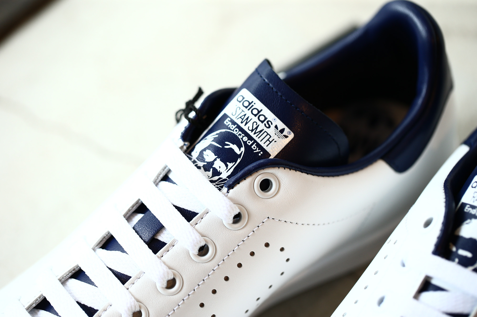 adidas by RAF SIMONS (アディダス バイ ラフシモンズ) RS STAN SMITH (RS スタンスミス) B22543 レザー スニーカー FTWWHT/NGTSKY/FTWWHT (ホワイト / ネイビー) 2018 春夏新作 adidas rafsimons ラフシモンズ 愛知 名古屋 Alto e Diritto アルト エ デリット alto e dritto アルトエデリット