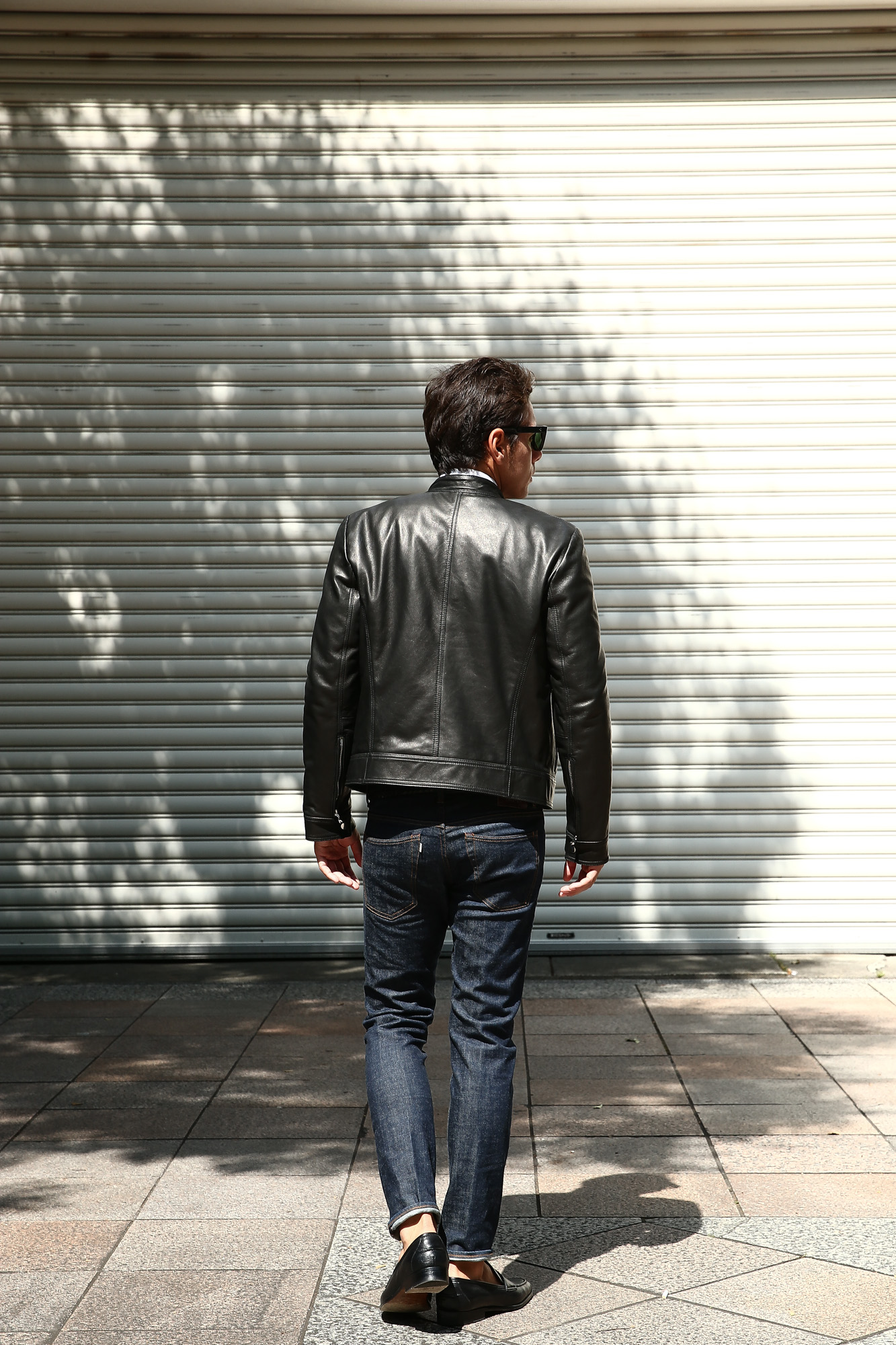 EMMETI (エンメティ) ANDREA (アンドレア) Lambskin Nappa Leather ラムナッパレザー 中綿入り シングル ライダース ジャケット NERO (ブラック・190/1) Made in italy (イタリア製) 2018 秋冬　【ご予約受け付け中】 emmeti juri ユリ 愛知 名古屋 Alto e Diritto アルト エ デリット レザージャケット シングルレザー