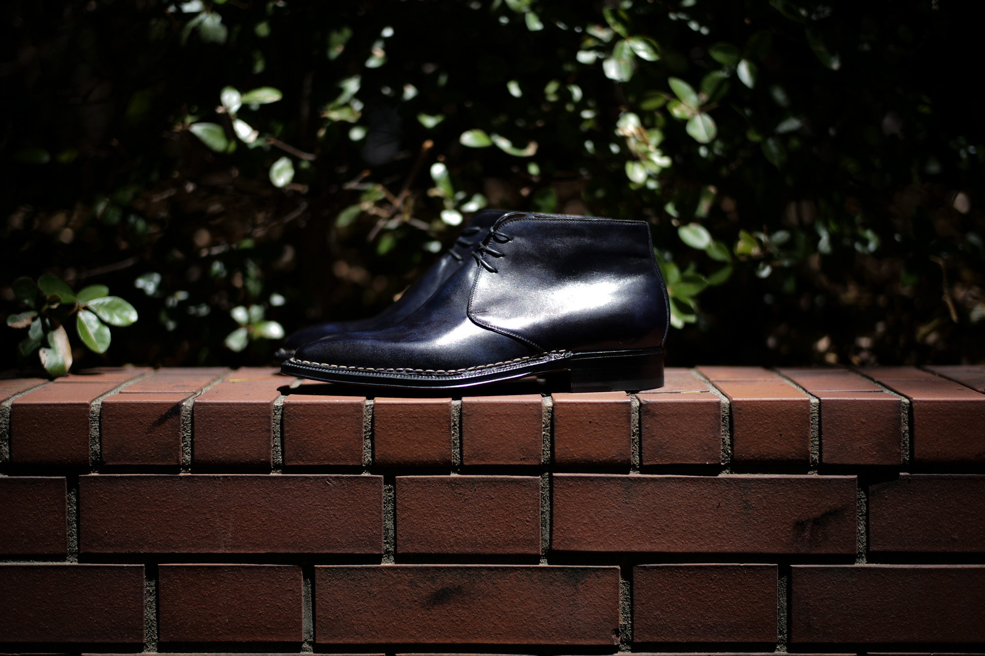 ENZO BONAFE (エンツォボナフェ) ART.3722 Chukka boots Bonaudo Museum Calf Leather ボナウド社 ミュージアムカーフレザー ノルベジェーゼ製法 レザーソール チャッカブーツ DEEP BLUE (ディープブルー) made in Italy(イタリア製) enzobonafe エンツォボナフェ チャッカブーツ ミュージアムカーフ チャッカブーツ 愛知 名古屋 Alto e Diritto アルト エ デリット alto e diritto アルトエデリット