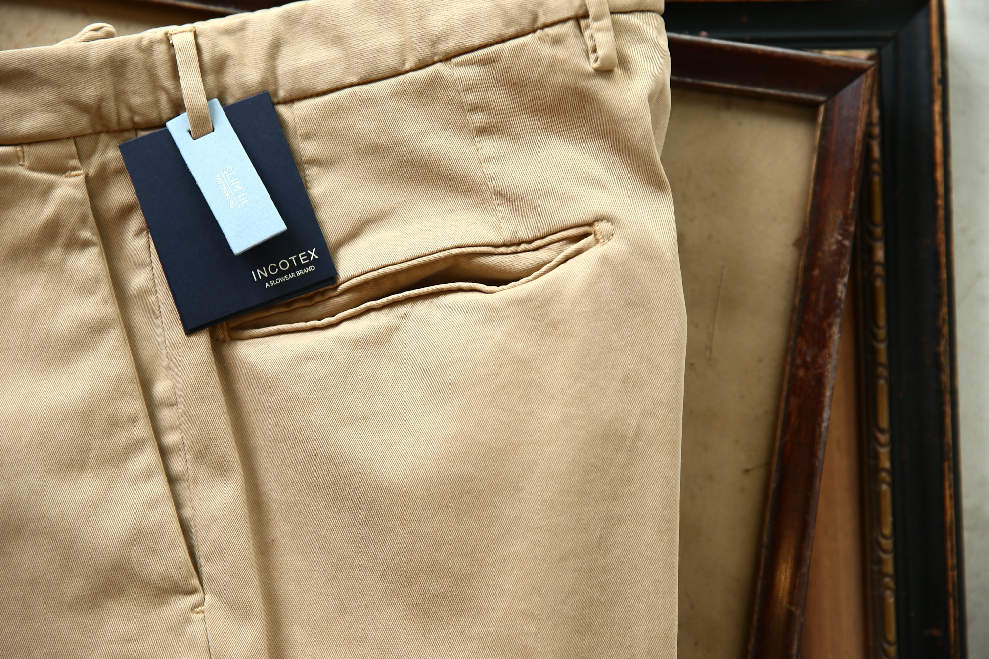 INCOTEX (インコテックス) 1AGW30 SLIM FIT GARMENT DYED COMFORT CHINO コットン ストレッチ スラックス BEIGE (ベージュ・502) 2018 秋冬新作 incotex チノスラックス 愛知 名古屋 Alto e Diritto アルト エ デリット alto e diritto アルトエデリット