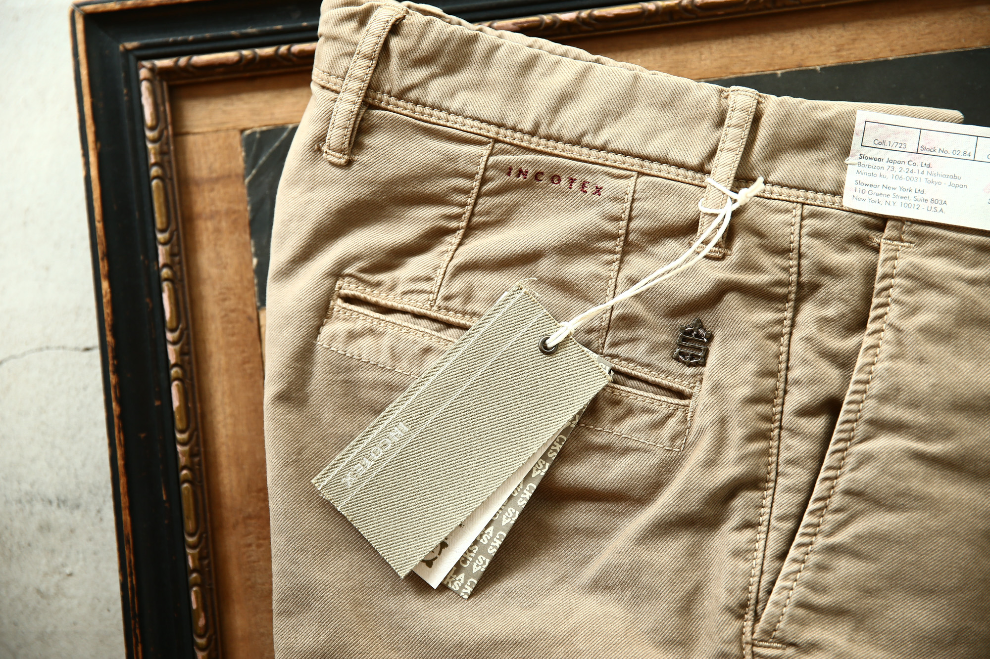 INCOTEX SLACKS（インコテックススラックス）1ST603 SLIM FIT TRICOCHINO STRETCH ストレッチ チノパンツ BEIGE (ベージュ・405) 2018秋冬新作 incotexslacks インコテックス チノパン 愛知 名古屋 Alto e Diritto アルト エ デリット alto e diritto アルトエデリット altoediritto 27,28,29,30,31,32,33