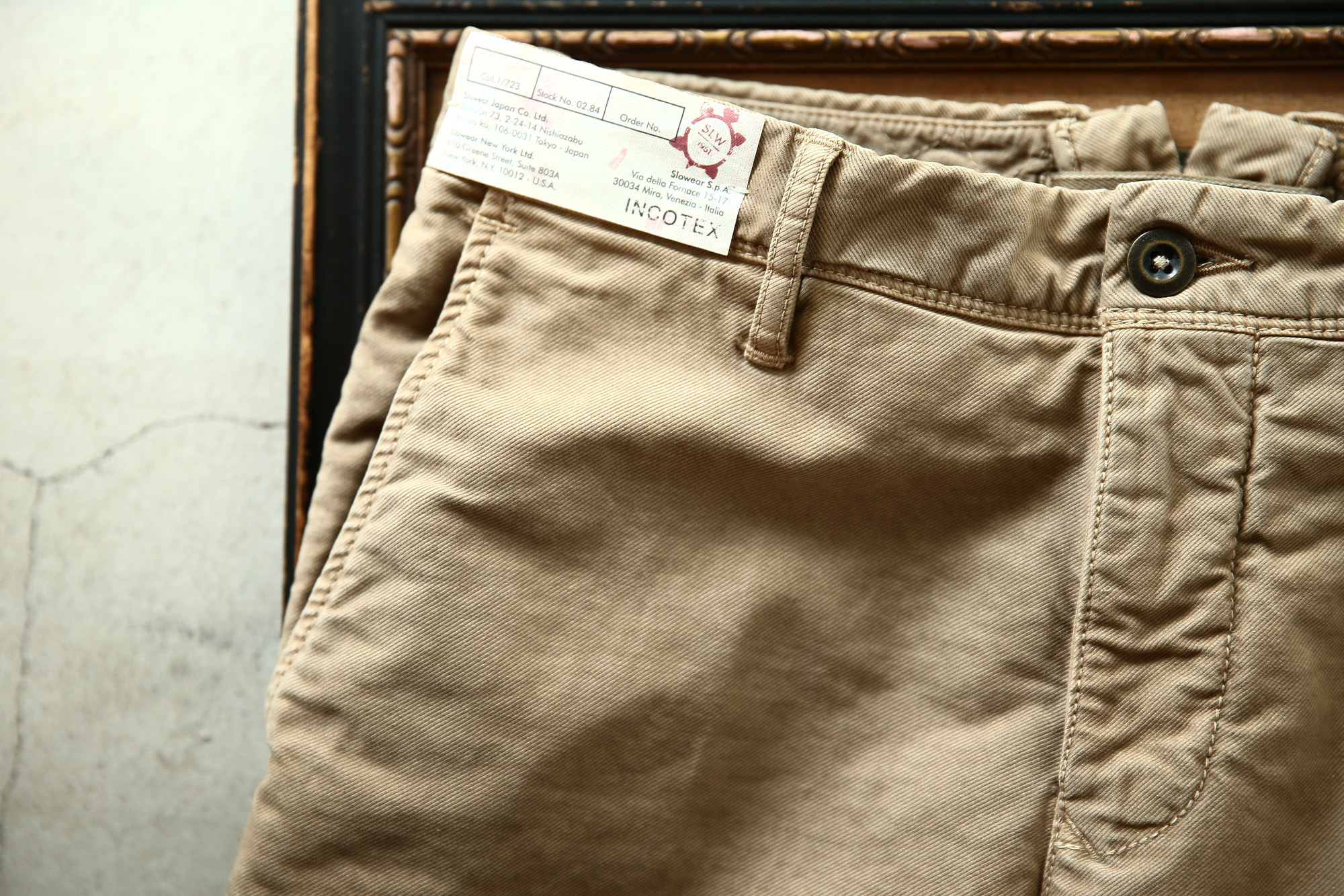 INCOTEX SLACKS（インコテックススラックス）1ST603 SLIM FIT TRICOCHINO STRETCH ストレッチ チノパンツ BEIGE (ベージュ・405) 2018秋冬新作 incotexslacks インコテックス チノパン 愛知 名古屋 Alto e Diritto アルト エ デリット alto e diritto アルトエデリット altoediritto 27,28,29,30,31,32,33