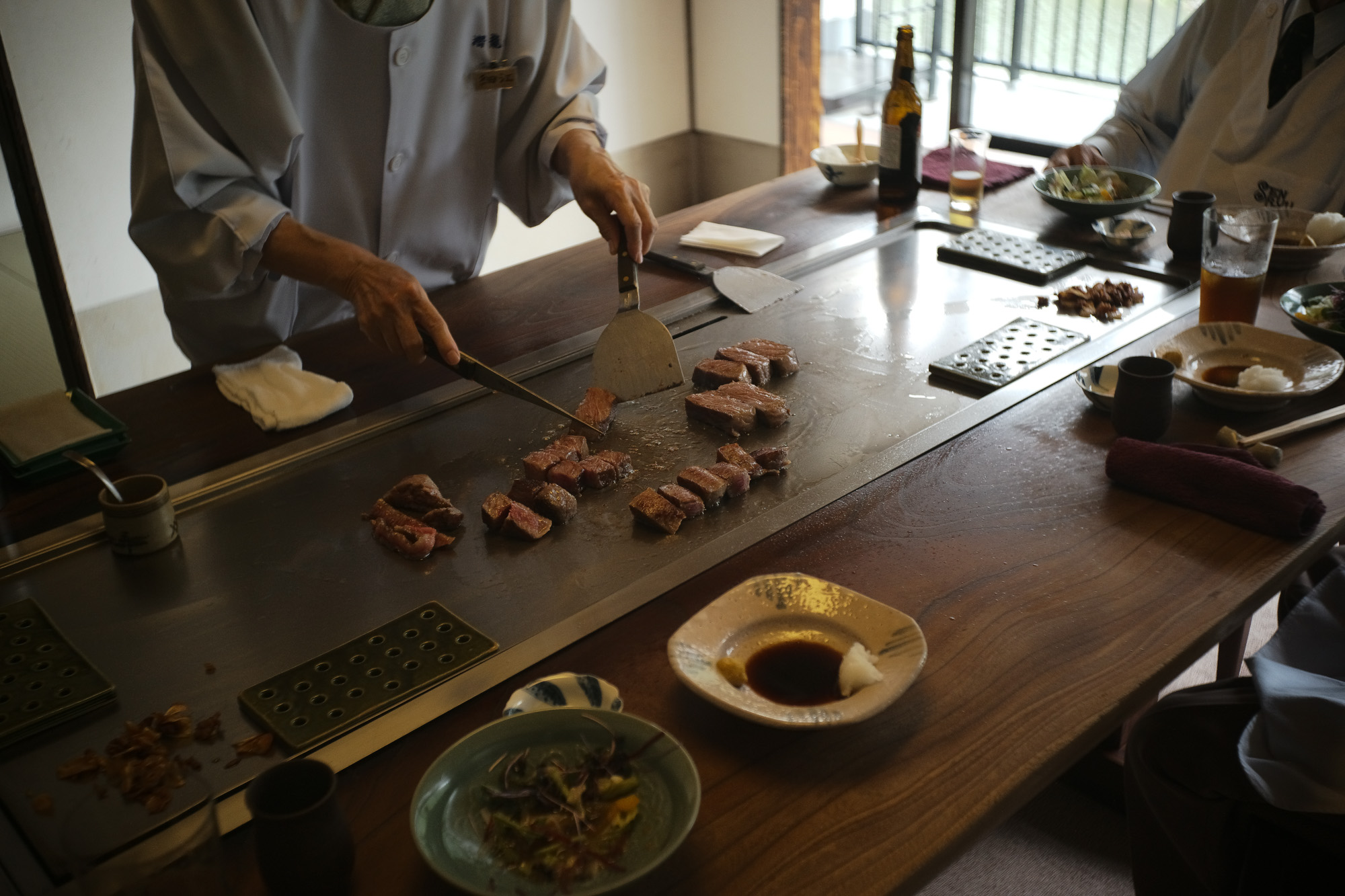 潜龍 岐阜 ステーキー お肉料理 長良川畔 日本庭園 お座敷 休日 真っすぐ生きる大切さ leica leicam10 ライカ ライカM10 エルマー 35 1938年製 alto e diritto アルトエデリット altoediritto