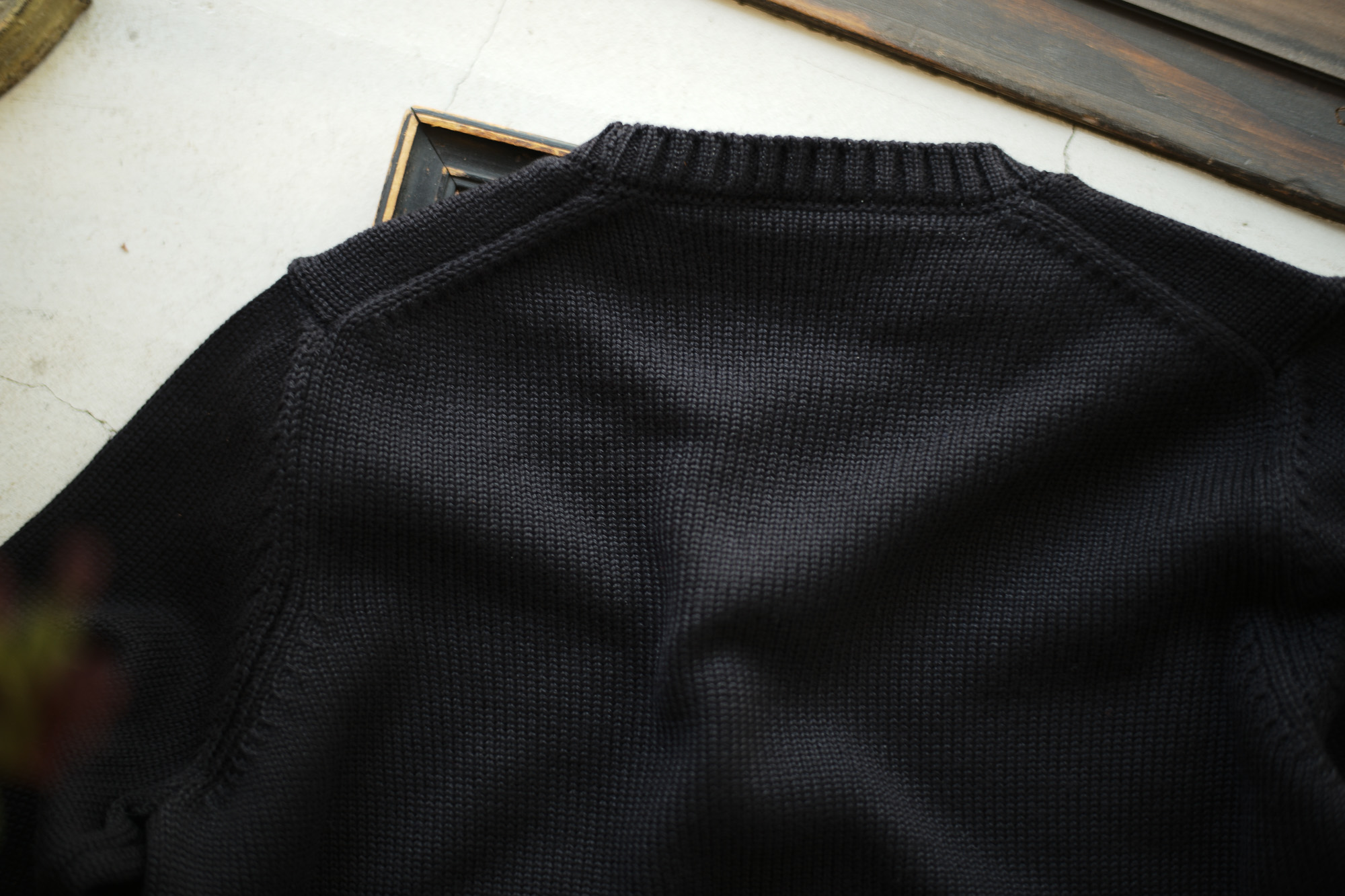 ZANONE (ザノーネ) Crew Neck Sweater (クルーネック セーター) VIRGIN WOOL 100% ミドルゲージ ウールニット セーター BLACK (ブラック・Z0015)  made in italy (イタリア製) 2018 秋冬新作 zanone 愛知 名古屋 Alto e Diritto アルト エ デリット alto e diritto アルトエデリット