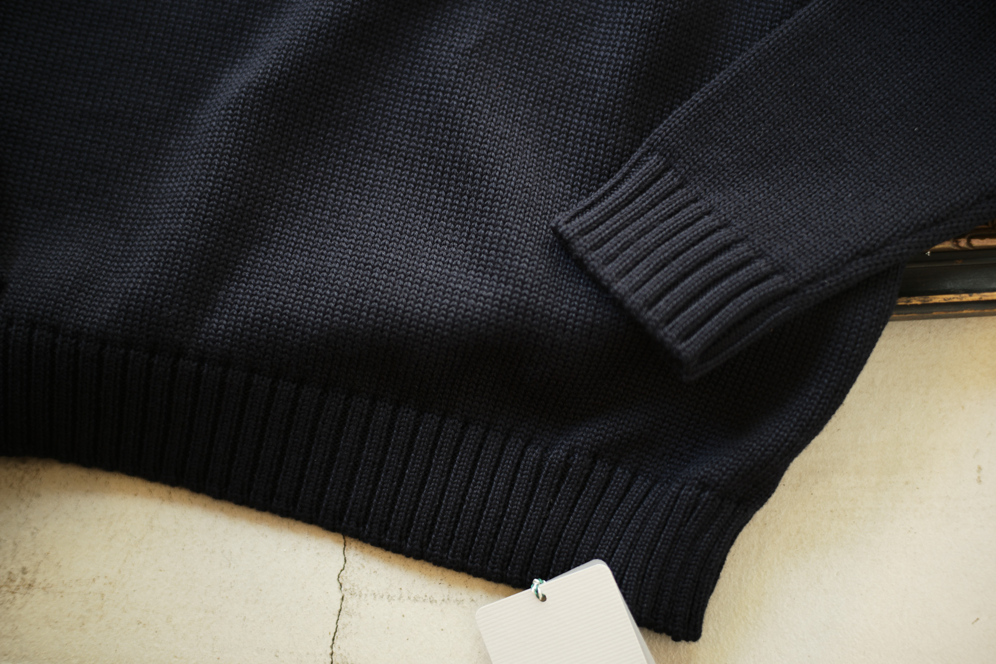 ZANONE (ザノーネ) Crew Neck Sweater (クルーネック セーター) VIRGIN WOOL 100% ミドルゲージ ウールニット セーター NAVY (ネイビー・Z1375) made in italy (イタリア製) 2018 秋冬新作 zanone 愛知 名古屋 Alto e Diritto アルト エ デリット alto e diritto アルトエデリット