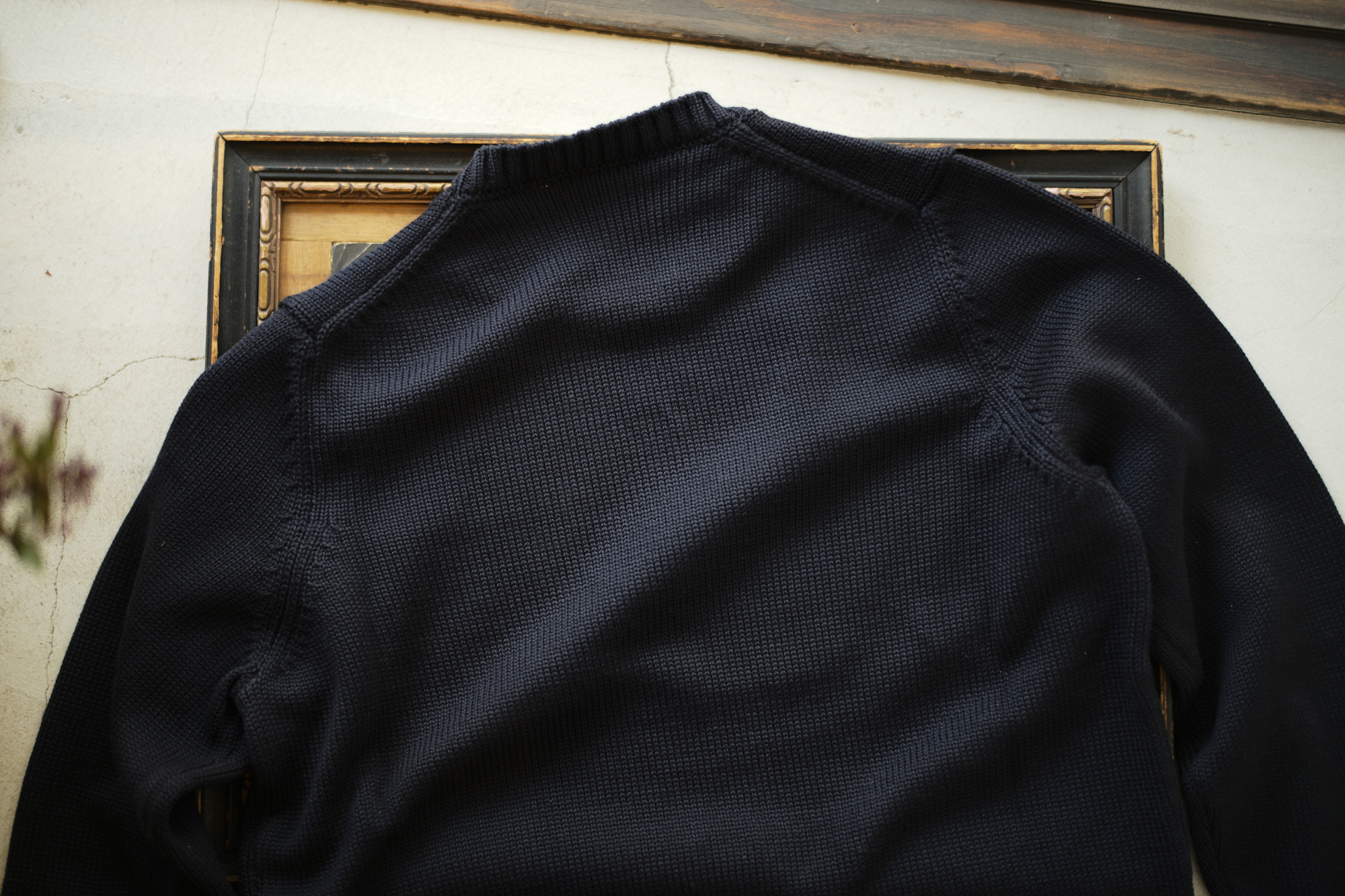 ZANONE (ザノーネ) Crew Neck Sweater (クルーネック セーター) VIRGIN WOOL 100% ミドルゲージ ウールニット セーター NAVY (ネイビー・Z1375) made in italy (イタリア製) 2018 秋冬新作 zanone 愛知 名古屋 Alto e Diritto アルト エ デリット alto e diritto アルトエデリット