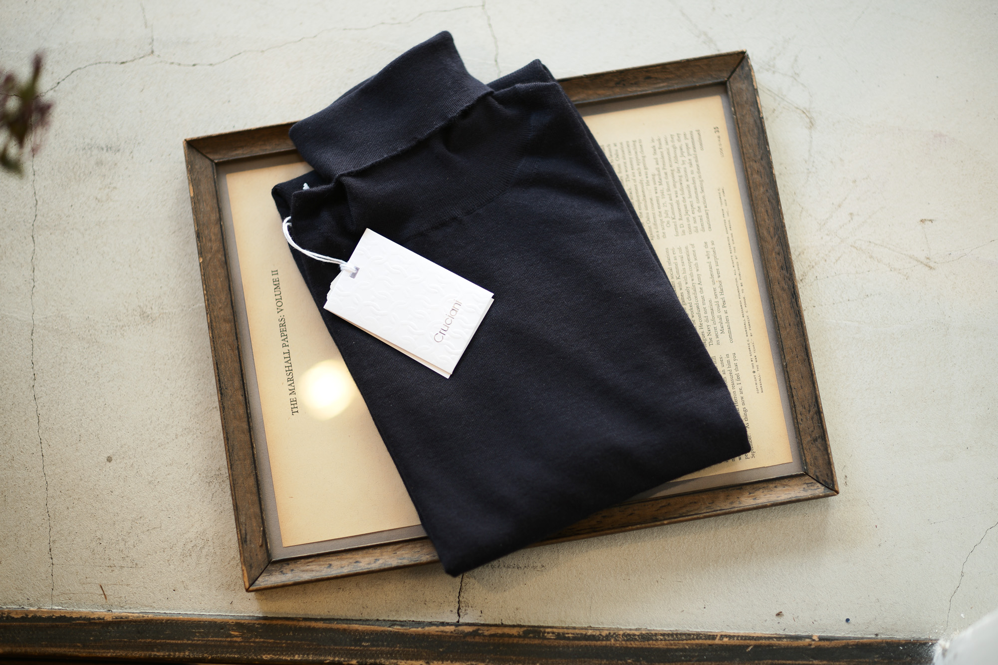 Cruciani (クルチアーニ) Silk Cashmere Turtle Neck Sweater (シルクカシミヤ タートルネック セーター) ハイゲージ シルクカシミヤニット セーター NAVY (ネイビー・5508D) made in italy (イタリア製) 2018 秋冬新作 cruciani silkcashmere タートルネック カシミアタートル　カシミヤタートル 愛知 名古屋 Alto e Diritto アルト エ デリット alto e diritto アルトエデリット altoediritto