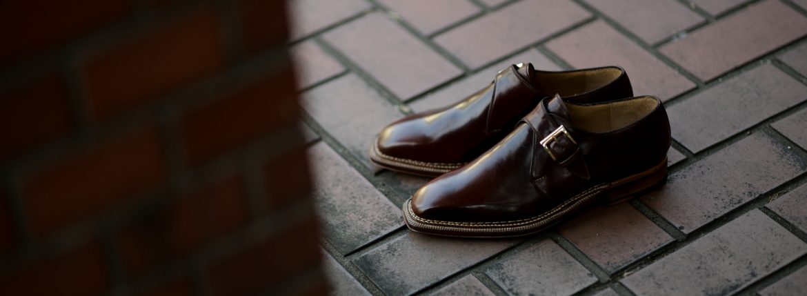 ENZO BONAFE (エンツォボナフェ) 【ART.3721】Single Monk Strap Shoes シングルモンクストラップシューズ CORDOVAN コードバン ノルベジェーゼ製法 ドレスシューズ No.4(#4) made in italy (イタリア製) 2019 春夏 愛知 名古屋 ZODIAC ゾディアック enzobonafe コードバン no4 ナンバーフォー