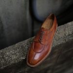 ENZO BONAFE(エンツォボナフェ) BERING ベーリング Bonaudo Museum Calf Leather(ボナウド社ミュージアムカーフレザー) ノルベジェーゼ製法 Uチップシューズ レザーシューズ NEW GOLD (ニューゴールド) made in italy(イタリア製) 2019 春夏のイメージ