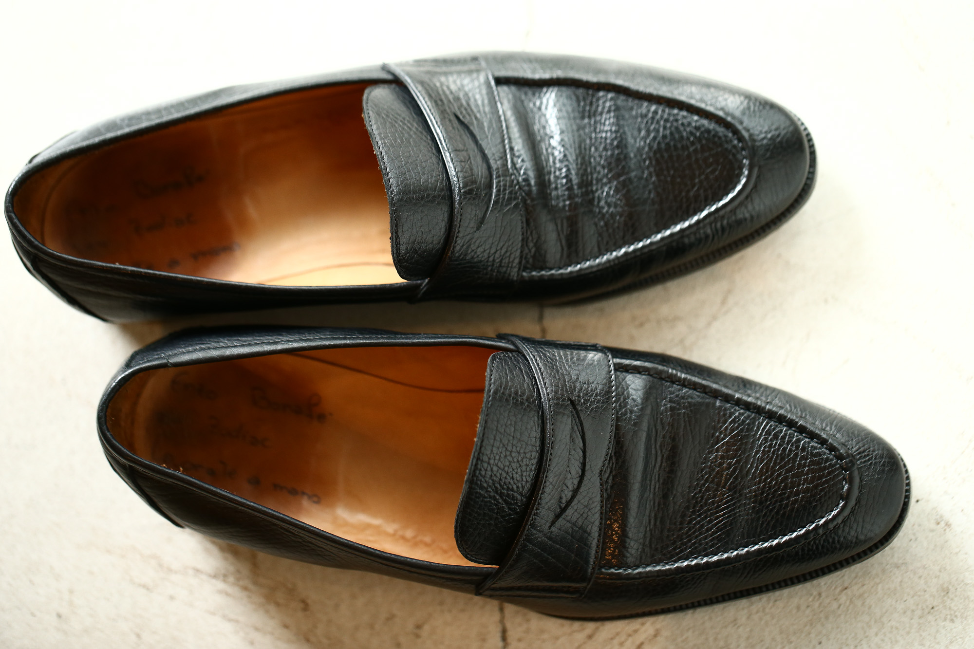 ENZO BONAFE(エンツォボナフェ) ART. EB-08 Coin Loafer コインローファー LAMA ラマレザー ドレスシューズ ローファー NERO(ブラック) made in italy (イタリア製) 2019 春夏 【ご予約受付中】 愛知 名古屋 enzobonafe エンツォボナフェ eb08 ローファー zodiac nagoya alto e diritto altoediritto アルトエデリット コードバン