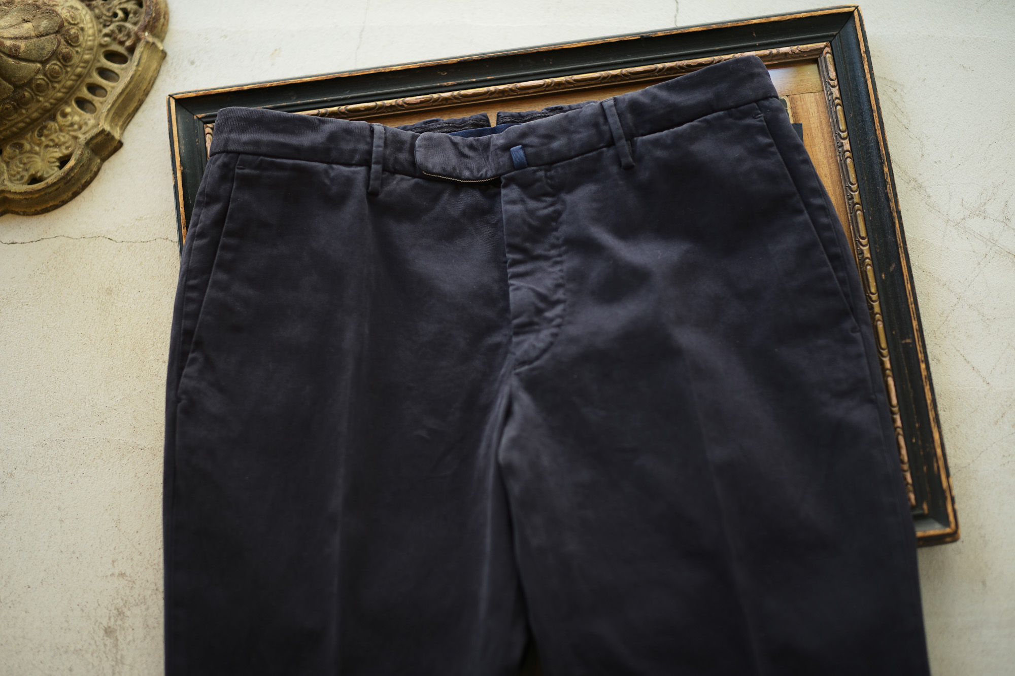 INCOTEX (インコテックス) 1AGW30 SLIM FIT GARMENT DYED COMFORT CHINO コットン ストレッチ スラックス NAVY (ネイビー・831) 2018 秋冬新作 愛知 名古屋 alto e diritto アルトエデリット チノパンツ チノスラックス