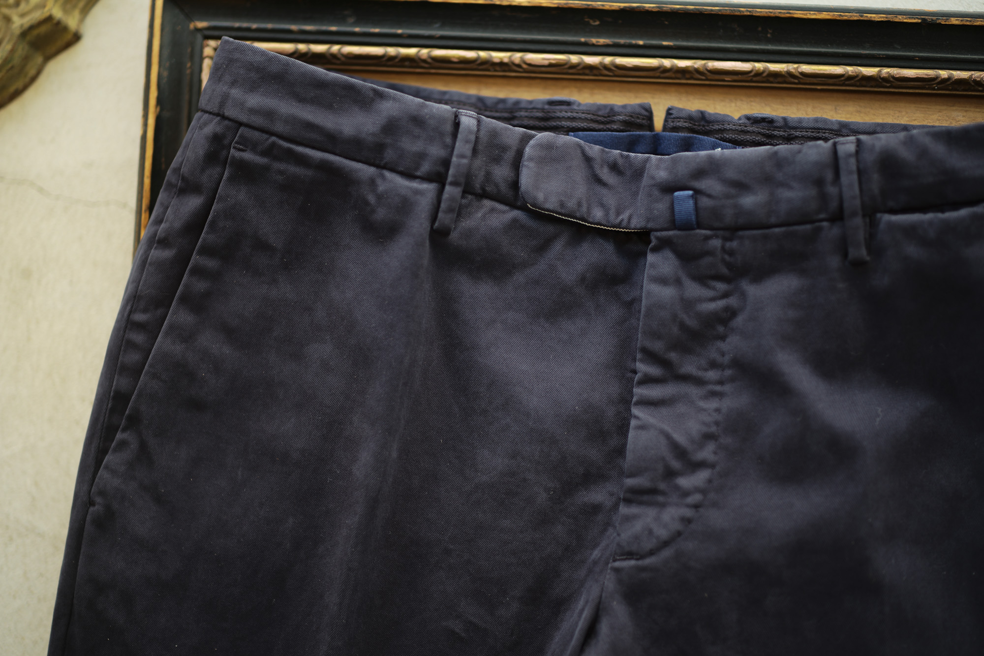 INCOTEX (インコテックス) 1AGW30 SLIM FIT GARMENT DYED COMFORT CHINO コットン ストレッチ スラックス NAVY (ネイビー・831) 2018 秋冬新作 愛知 名古屋 alto e diritto アルトエデリット チノパンツ チノスラックス