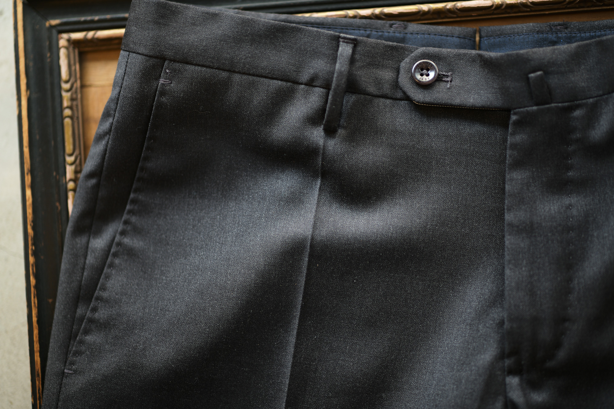 INCOTEX (インコテックス) N35 SLIM FIT (1NT035) SUPER 100'S WOOLLEN TWILL サージウール スラックス CHARCOAL GRAY (チャコールグレー・930) 2018 秋冬新作 incotex 愛知 名古屋 Alto e Diritto アルト エ デリット alto e diritto アルトエデリット グレスラ グレースラックス