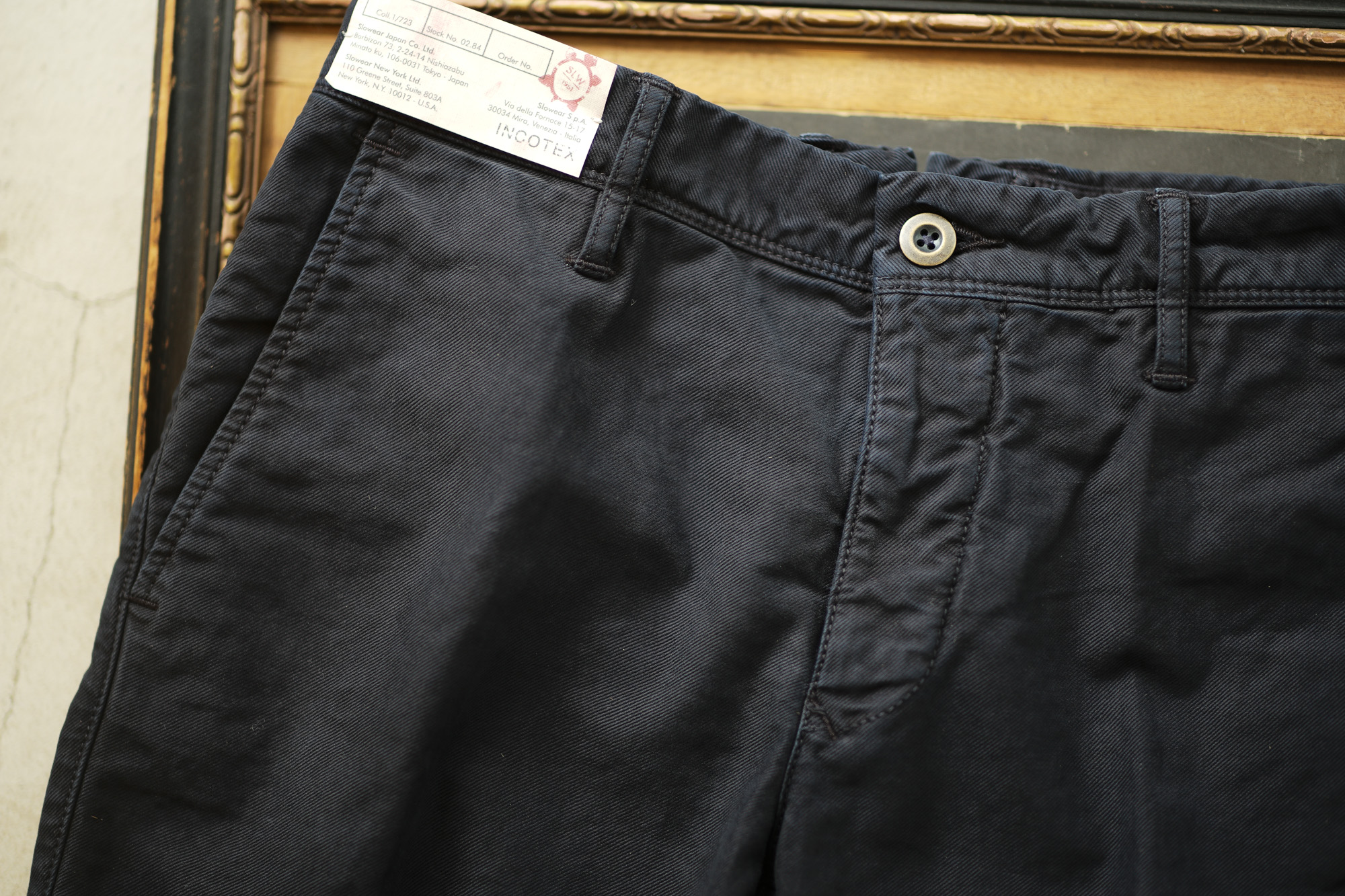 INCOTEX SLACKS（インコテックススラックス）1ST603 SLIM FIT TRICOCHINO STRETCH ストレッチ チノ