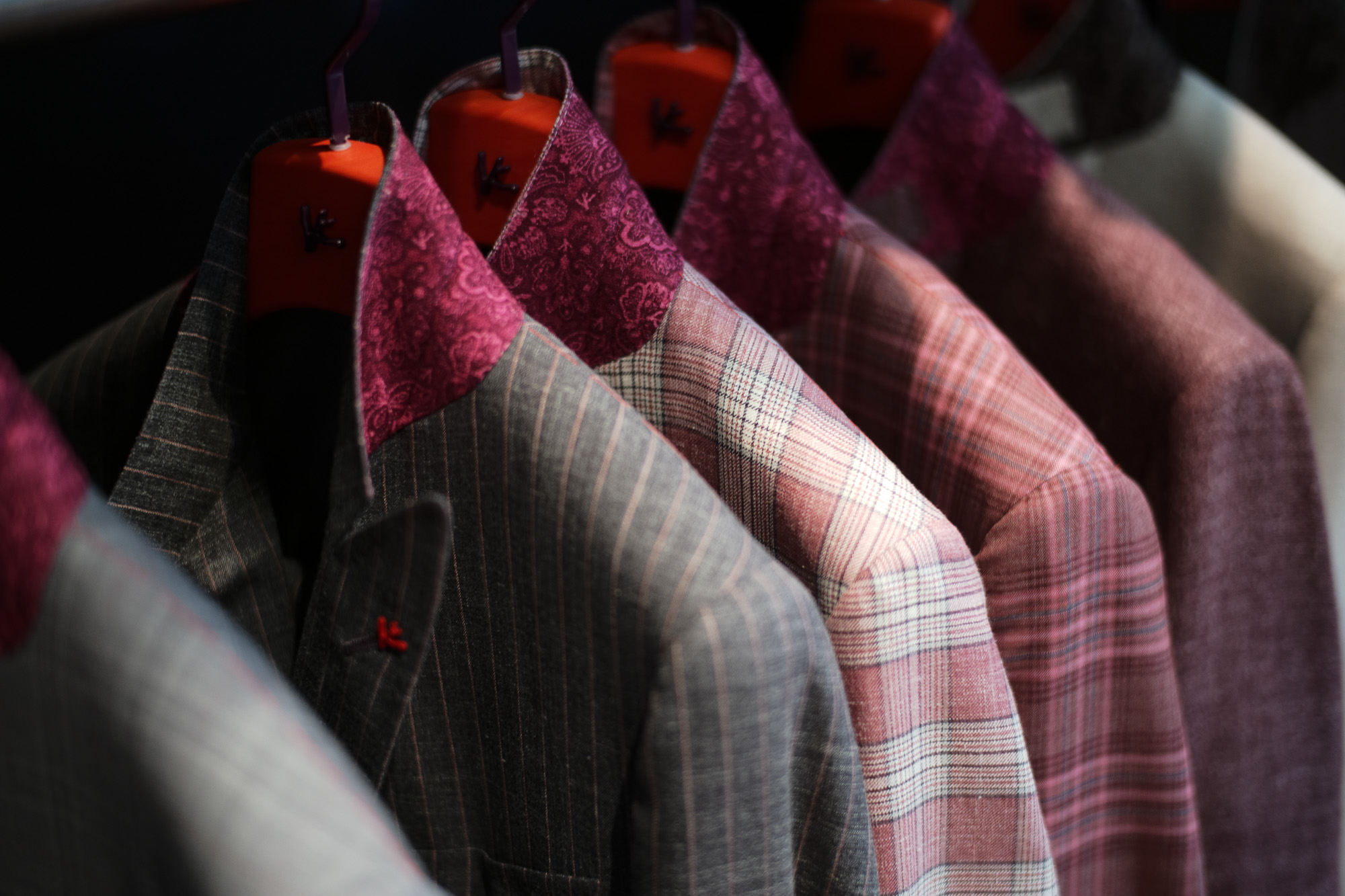 ISAIA イザイア 2019 メイン 春夏 展示会へ。 愛知 名古屋 Alto e Diritto アルト エ デリット alto e diritto アルトエデリット イザイア CORTINA コルティナ SAILOR セイラー LEUCA レウカ  GREGORY グレゴリー CUBA キューバ ウール シルク リネン　ウールカシミア ツイード ジャケット