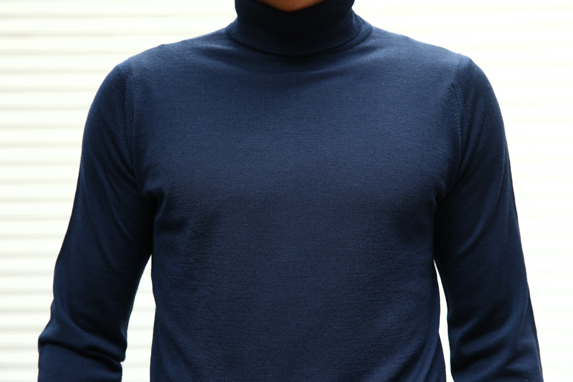 JOHN SMEDLEY (ジョンスメドレー) ORTA (オルタ) 30G Merino Wool (30ゲージメリノウール) タートルネックセーター MIDNIGHT (ミッドナイト) Made in England (イギリス製) 2018 秋冬 johnsmedley ジョンスメドレー 愛知 名古屋 Alto e Diritto アルト エ デリット alto e diritto altoediritto アルトエデリット タートル