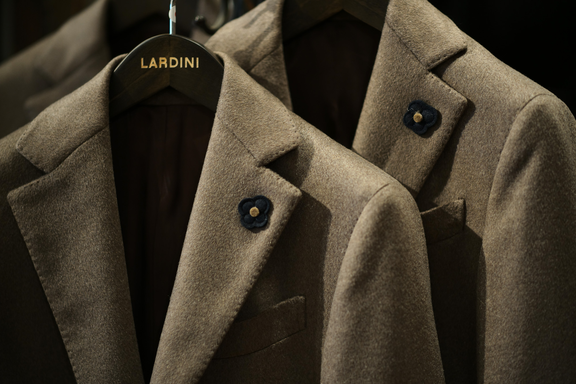 LARDINI (ラルディーニ) Cashmere Spolverino Chester coat (カシミヤ 