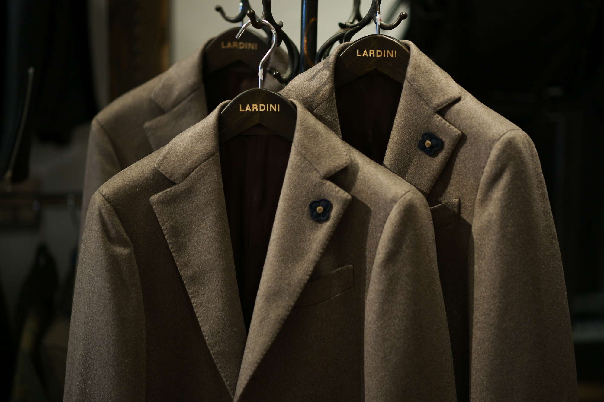 LARDINI (ラルディーニ) Cashmere Spolverino Chester coat (カシミヤ スポルベリーノ チェスター