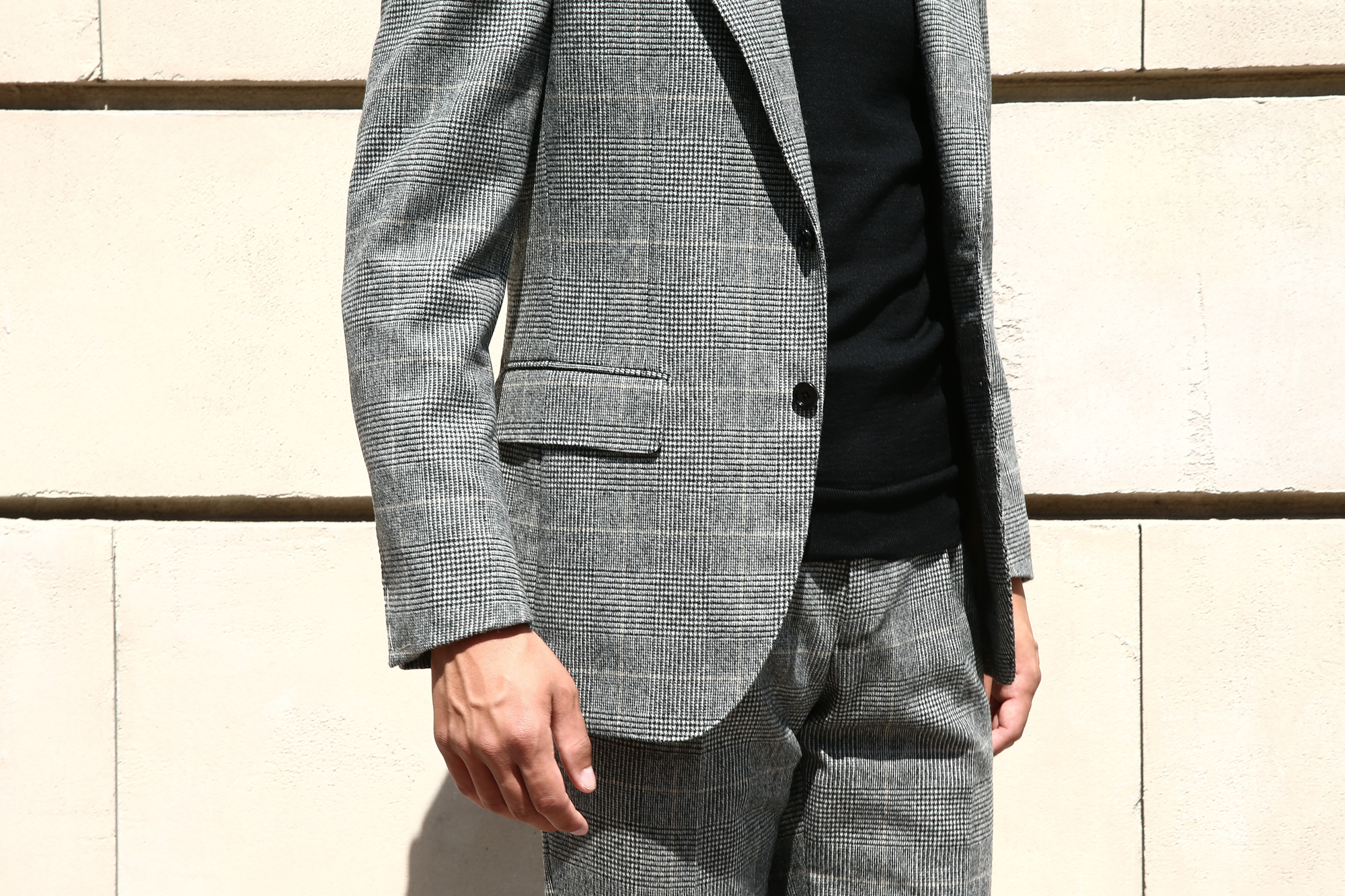 LARDINI (ラルディーニ) SARTORIA (サルトリア) フラノウール生地 ブリティッシュ グレンチェック スーツ GRAY (グレー・11) 2018 秋冬 【ご予約受付中】lardini 愛知 名古屋 Alto e Diritto アルト エ デリット alto ed diritto アルトエデリット altoediritto