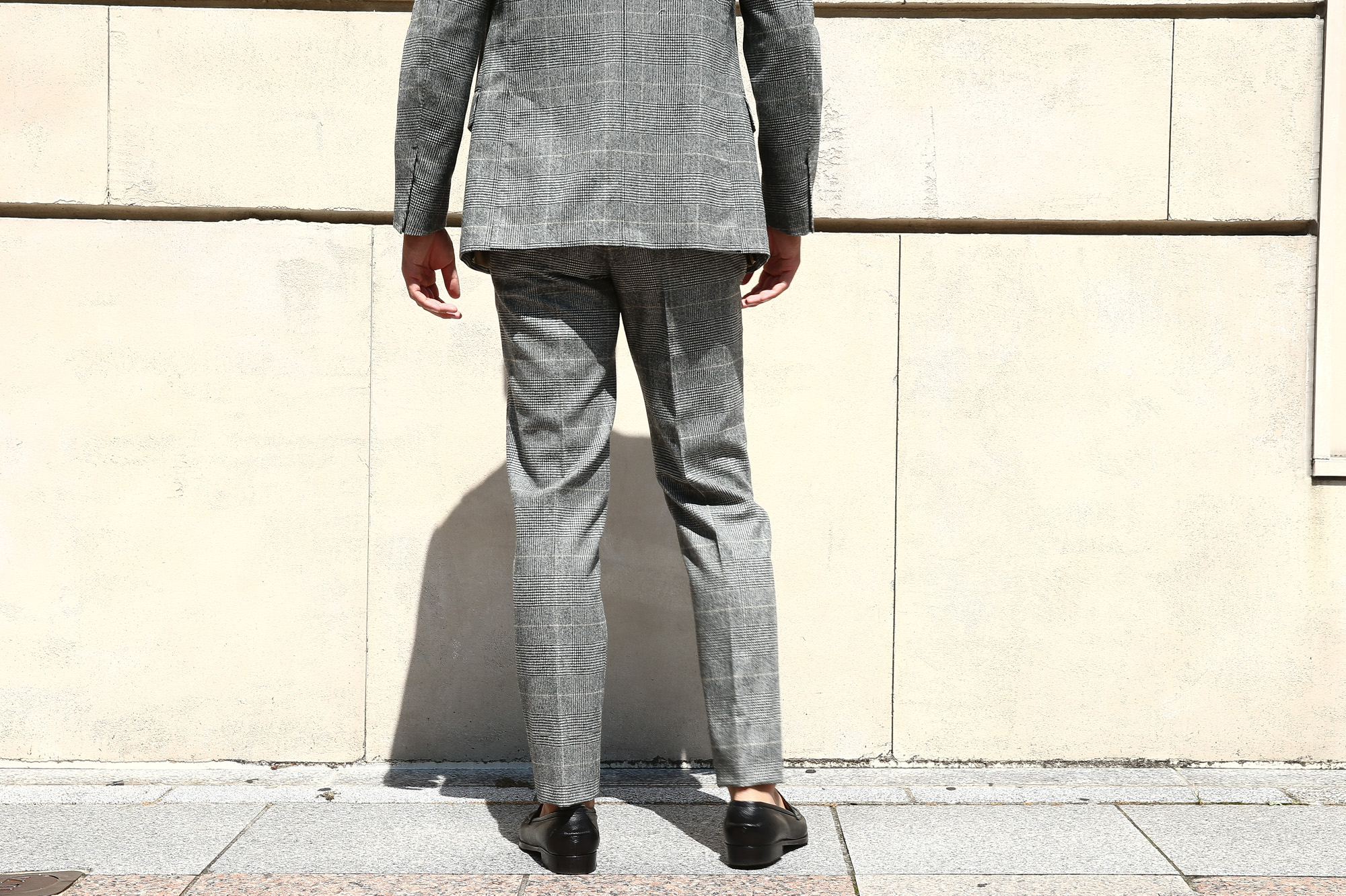 LARDINI (ラルディーニ) SARTORIA (サルトリア) フラノウール生地 ブリティッシュ グレンチェック スーツ GRAY (グレー・11) 2018 秋冬 【ご予約受付中】lardini 愛知 名古屋 Alto e Diritto アルト エ デリット alto ed diritto アルトエデリット altoediritto