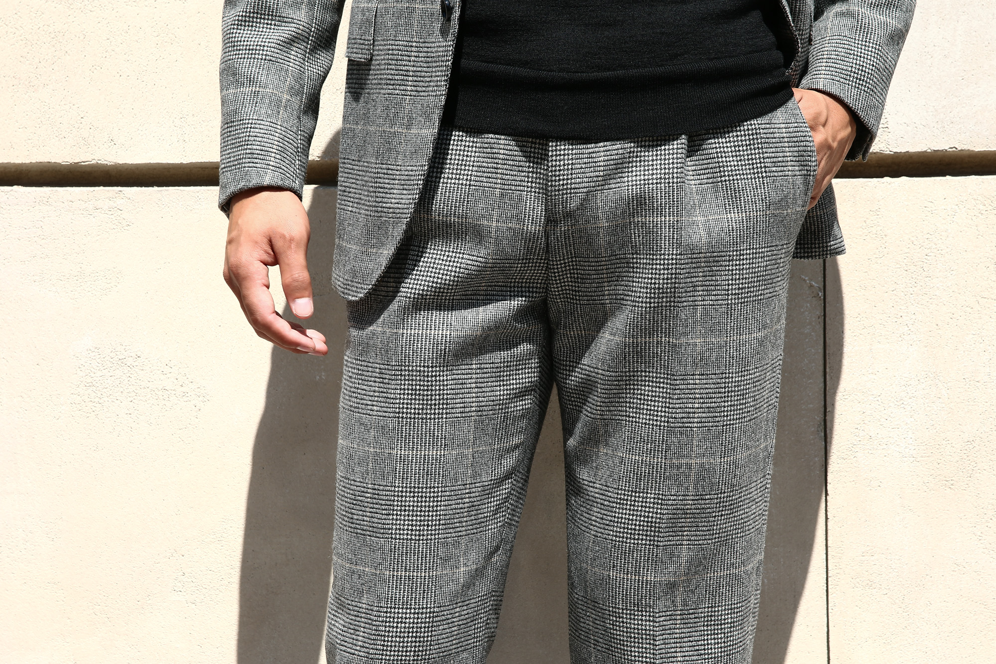 LARDINI (ラルディーニ) SARTORIA (サルトリア) フラノウール生地 ブリティッシュ グレンチェック スーツ GRAY (グレー・11) 2018 秋冬 【ご予約受付中】lardini 愛知 名古屋 Alto e Diritto アルト エ デリット alto ed diritto アルトエデリット altoediritto