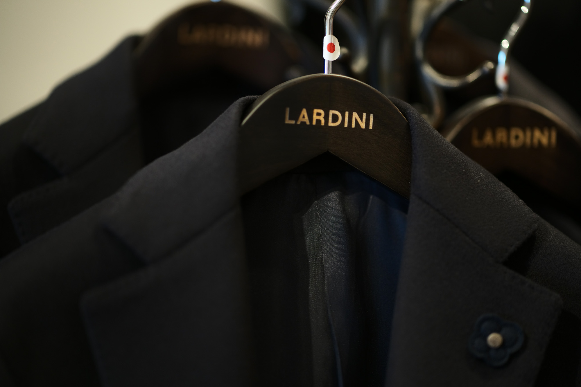 LARDINI (ラルディーニ) Spolverino Chester coat (スポルベリーノ チェスターコート) フラノウール生地 シングル チェスターコート NAVY (ネイビー・5) Made in italy (イタリア製) 2018 秋冬新作 lardini 愛知 名古屋 Alto e Diritto アルト エ デリット alto e diritto アルトエデリット コート