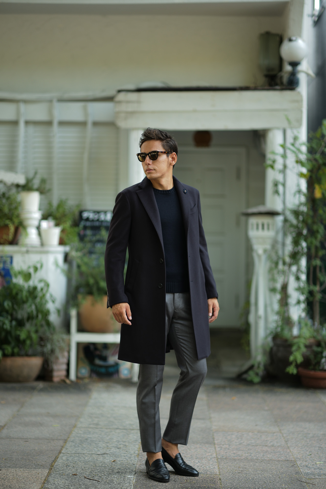 LARDINI (ラルディーニ) Spolverino Chester coat (スポルベリーノ