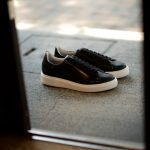 PATRICK(パトリック) CRUISE LINE クルーズライン GENOVA (ジェノバ) Annonay Vocalou Calf Leather (アノネイ社 ボカルーカーフ レザー) ローカット レザー スニーカー BLACK (ブラック・BLK) MADE IN JAPAN(日本製) 2018 新作【第2便入荷しました】【8月下旬入荷分ご予約受付中】のイメージ