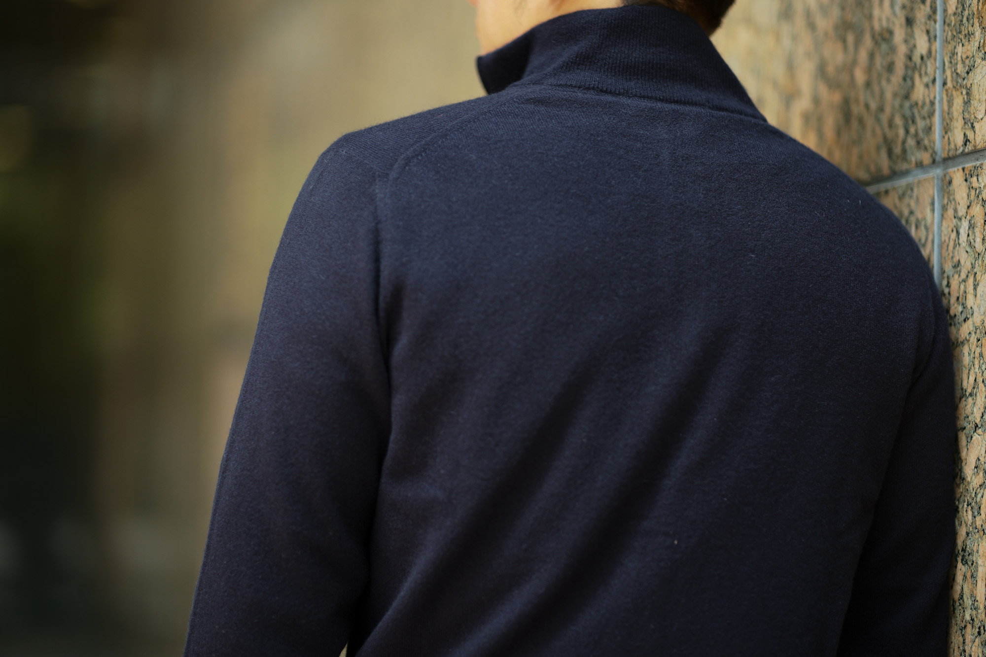 Cruciani (クルチアーニ) Cashmere Zip Up Cardigan (カシミヤ ジップアップ カーディガン) Cashmere 100% ハイゲージ カシミヤニット カーディガン NAVY (ネイビー・201473) made in italy (イタリア製) 2018 秋冬新作 愛知 名古屋 Alto e Diritto アルト エ デリット alto e diritto アルトエデリット