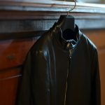 EMMETI (エンメティ) ANDREA (アンドレア) Lambskin Nappa Leather ラムナッパレザー 中綿入り シングル ライダース ジャケット NERO (ブラック・190/1) Made in italy (イタリア製) 2018 秋冬新作　【第1便入荷しました】のイメージ