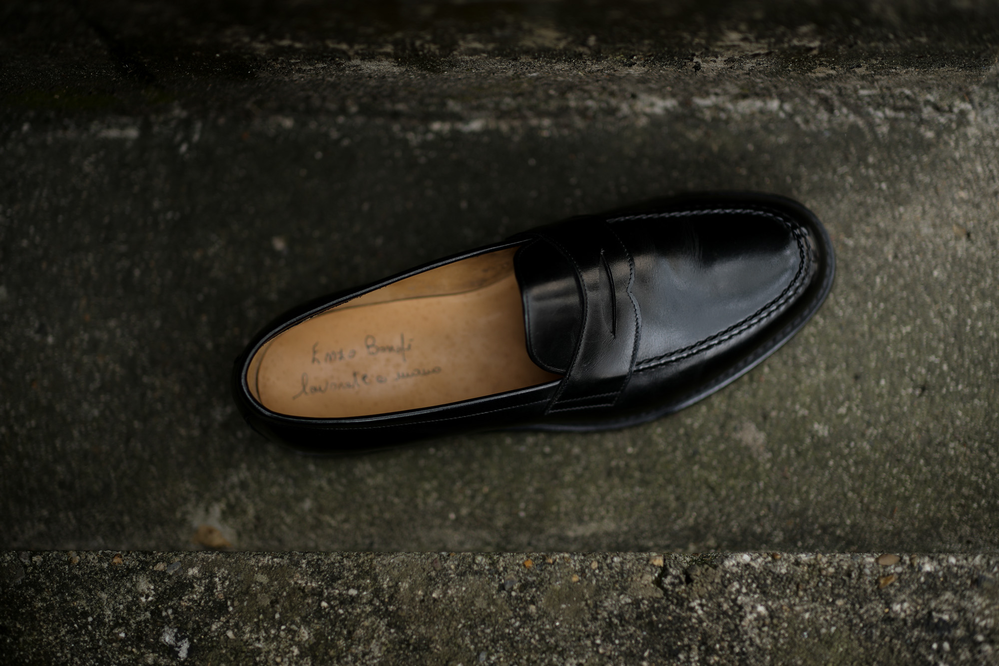 ENZO BONAFE(エンツォボナフェ) ART.3713 Coin Loafer コインローファー Crocodile クロコダイル エキゾチックレザーシューズ BLACK・999(ブラック・999) made in italy(イタリア製) 2018秋冬 【ご予約受付中】  enzobonafe クロコ クロコローファー 愛知 名古屋 Alto e Diritto アルト エ デリット alto e diritto アルトエデリット