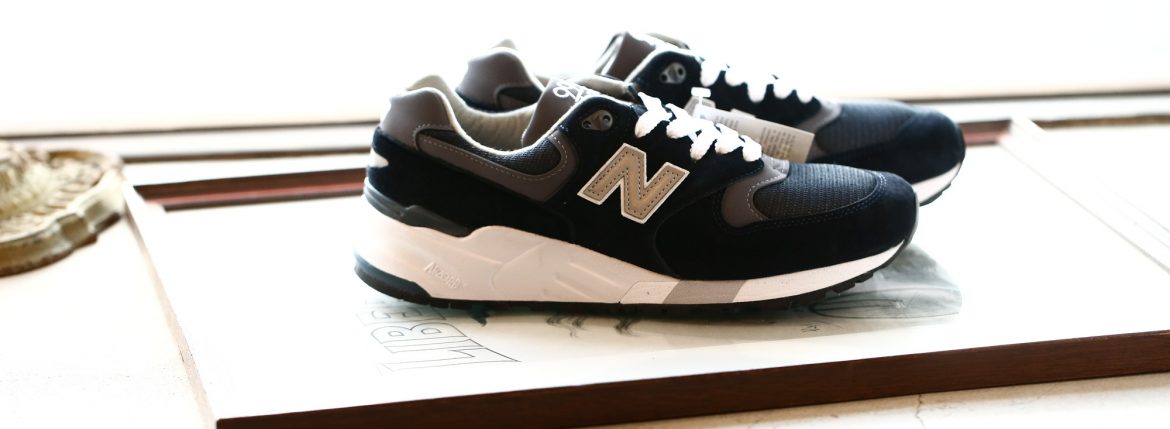 new balance (ニューバランス) M999 CBL (CLASSICS TRADITIONNELS) LIMITED EDITION レザースニーカー NAVY (ネイビー・CBL) Made in USA (アメリカ製) 2018 秋冬新作 newbalance 愛知 名古屋 alto e diritto アルトエデリット