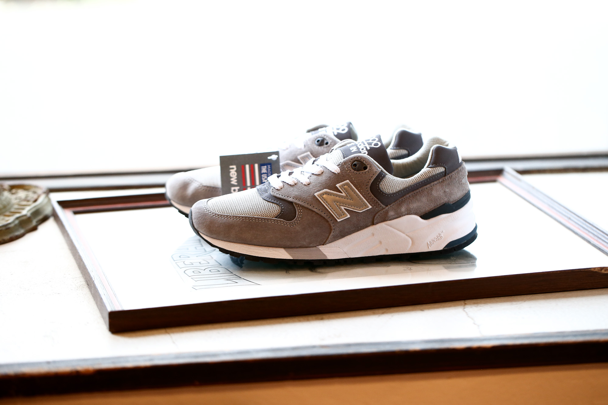 new balance (ニューバランス) M999 CGL  (CLASSICS TRADITIONNELS) LIMITED EDITION レザースニーカー GRAY (グレー・CGL) Made in USA (アメリカ製) 2018 秋冬新作 newbalance 愛知 名古屋 alto e diritto アルトエデリット