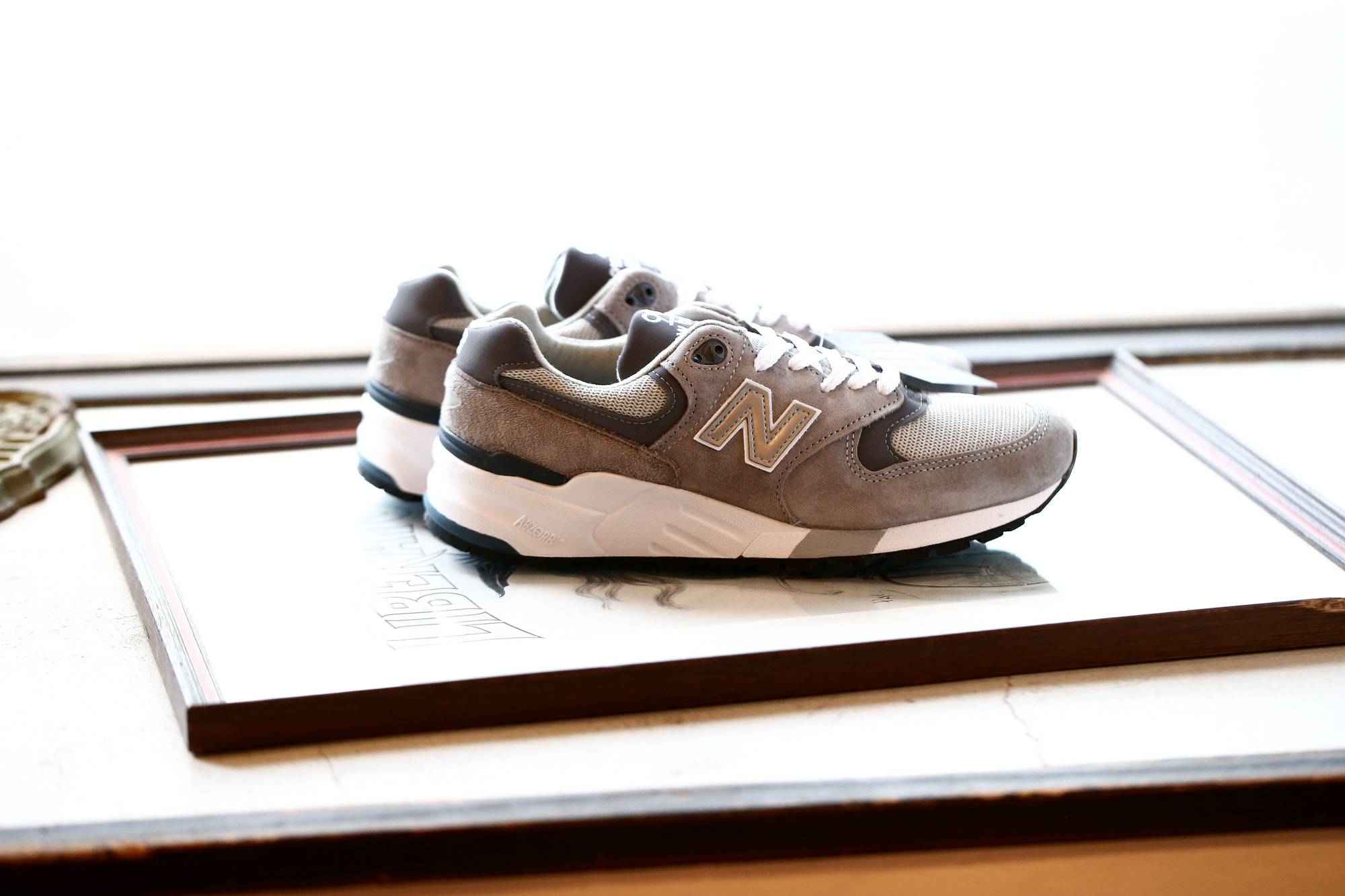 new balance (ニューバランス) M999 CGL  (CLASSICS TRADITIONNELS) LIMITED EDITION レザースニーカー GRAY (グレー・CGL) Made in USA (アメリカ製) 2018 秋冬新作 newbalance 愛知 名古屋 alto e diritto アルトエデリット