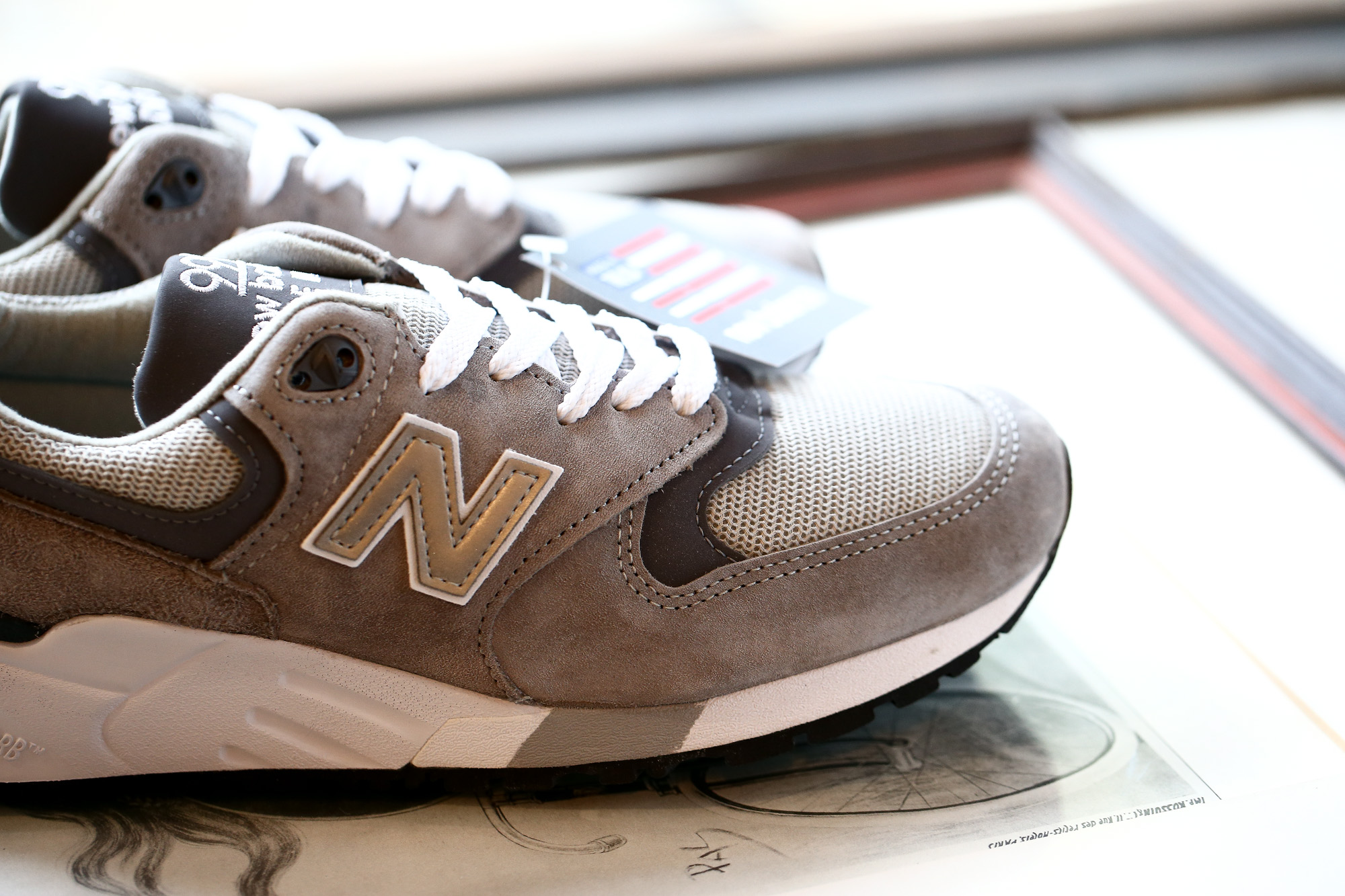 new balance (ニューバランス) M999 CGL  (CLASSICS TRADITIONNELS) LIMITED EDITION レザースニーカー GRAY (グレー・CGL) Made in USA (アメリカ製) 2018 秋冬新作 newbalance 愛知 名古屋 alto e diritto アルトエデリット