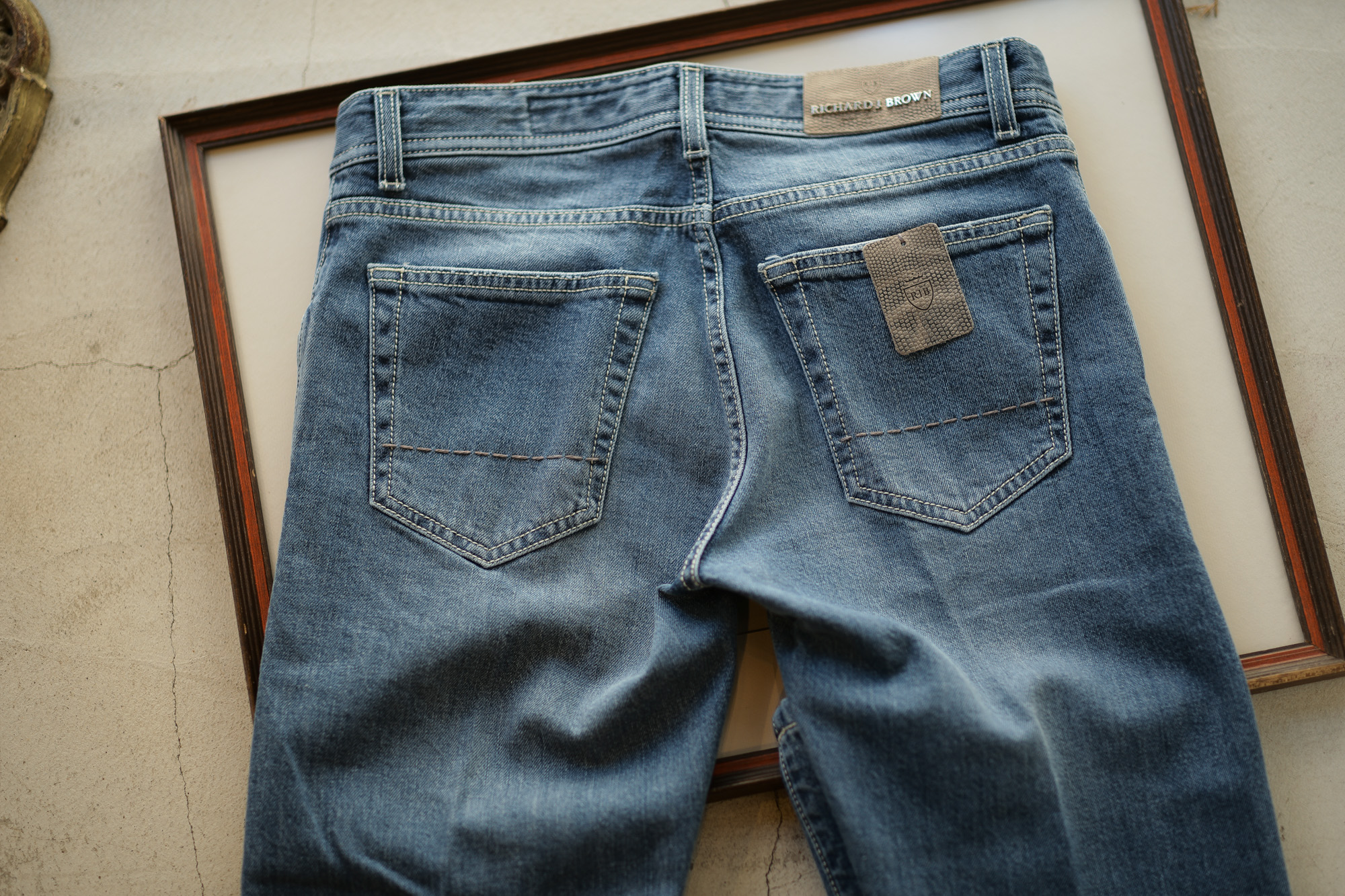 RICHARD J. BROWN (リチャード ジェイ ブラウン) TOKIO (トウキョウ) Serubitchi Denim (ストレッチセルビッジデニム) ジーンズ デニムパンツ BLUE (ブルー・T85 W846) MADE IN ITALY (イタリア製) 2018 秋冬新作 richardjbrown リチャードジェイブラウン 愛知　名古屋 alto e diritto アルトエデリット