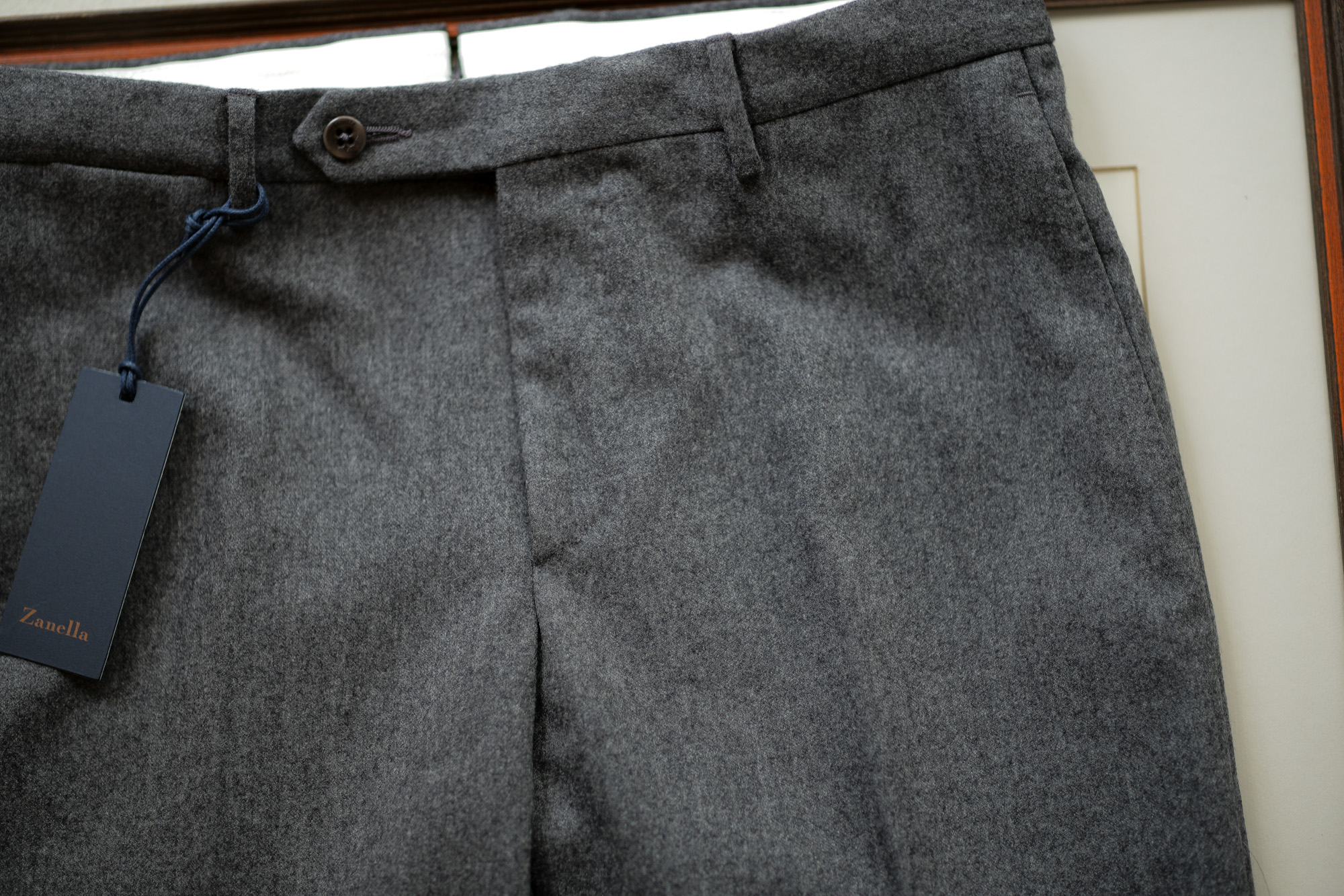 Zanella (ザネッラ) GAREY (ギャレー) SLIM FIT (スリムフィット) STRETCH SAXONY WOOL ストレッチ サキソニーウール スラックス GRAY (グレー・00030) Made in italy (イタリア製) 2018 秋冬新作 zanella 愛知 名古屋 Alto e Diritto アルト エ デリット alto e diritto アルトエデリット 42,44,46,48,50,52