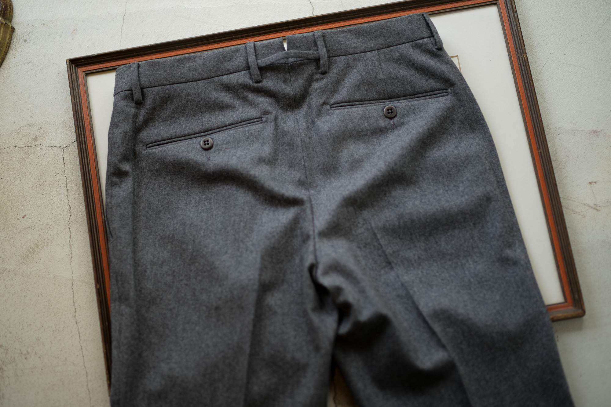 Zanella (ザネッラ) GAREY (ギャレー) SLIM FIT (スリムフィット) STRETCH SAXONY WOOL ストレッチ サキソニーウール スラックス GRAY (グレー・00030) Made in italy (イタリア製) 2018 秋冬新作 zanella 愛知 名古屋 Alto e Diritto アルト エ デリット alto e diritto アルトエデリット 42,44,46,48,50,52