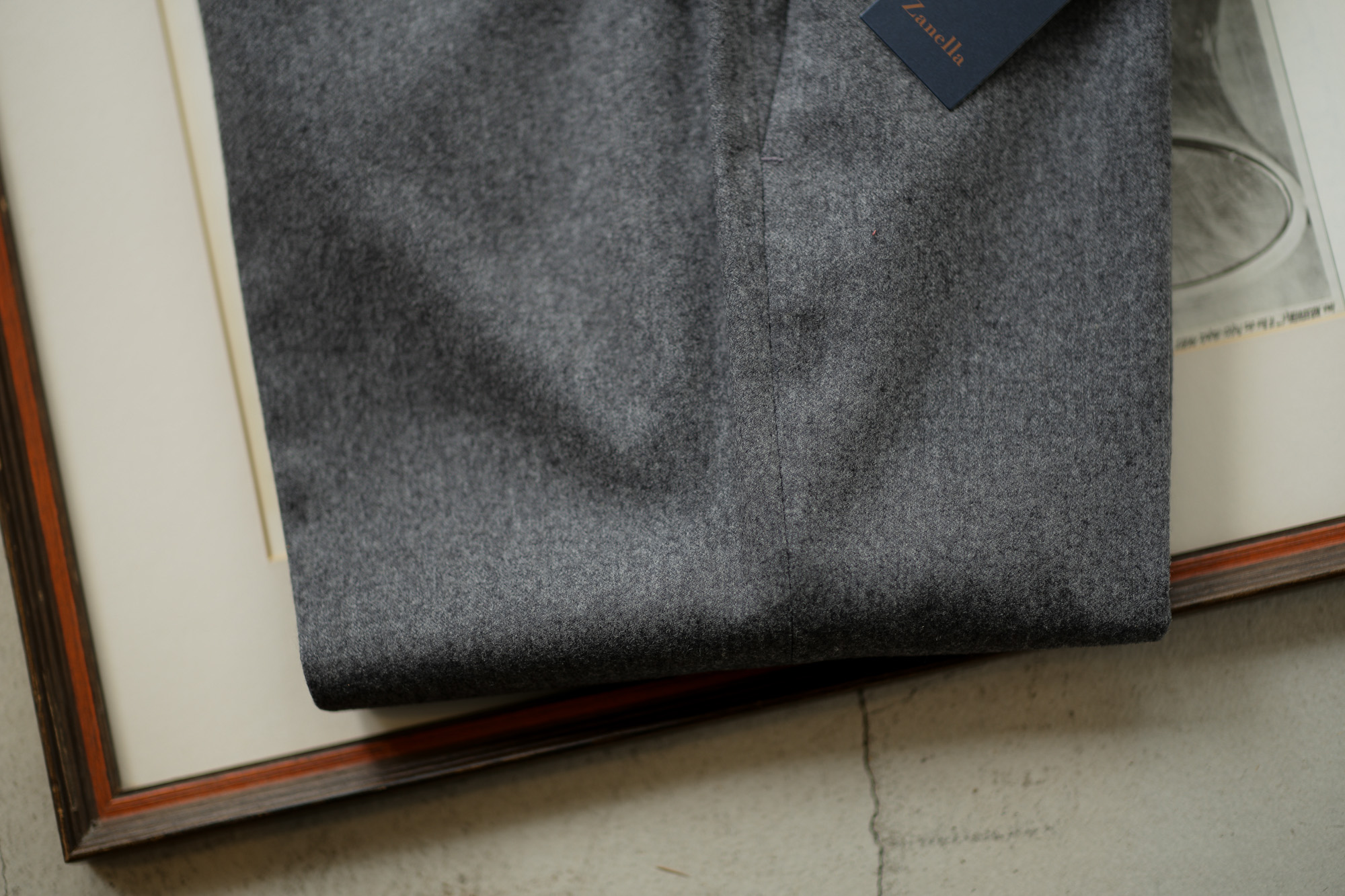 Zanella (ザネッラ) GAREY (ギャレー) SLIM FIT (スリムフィット) STRETCH SAXONY WOOL ストレッチ サキソニーウール スラックス GRAY (グレー・00030) Made in italy (イタリア製) 2018 秋冬新作 zanella 愛知 名古屋 Alto e Diritto アルト エ デリット alto e diritto アルトエデリット 42,44,46,48,50,52