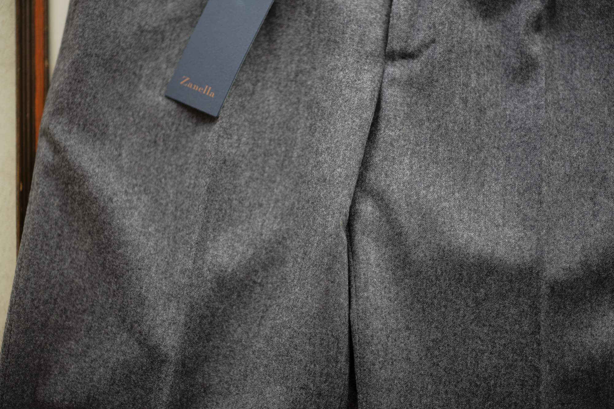 Zanella (ザネッラ) GREG (グレッグ) SLIM FIT (スリムフィット) STRETCH SAXONY WOOL ストレッチ サキソニーウール ワンプリーツ スラックス GRAY (グレー・00030) Made in italy (イタリア製) 2018 秋冬新作 zanella 愛知 名古屋 Alto e Diritto アルト エ デリット alto e diritto アルトエデリット 42,44,46,48,50,52