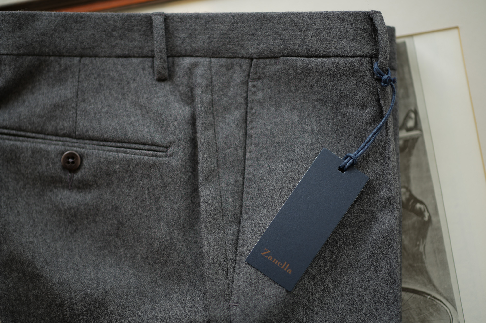 Zanella (ザネッラ) GREG (グレッグ) SLIM FIT (スリムフィット) STRETCH SAXONY WOOL ストレッチ サキソニーウール ワンプリーツ スラックス GRAY (グレー・00030) Made in italy (イタリア製) 2018 秋冬新作 zanella 愛知 名古屋 Alto e Diritto アルト エ デリット alto e diritto アルトエデリット 42,44,46,48,50,52