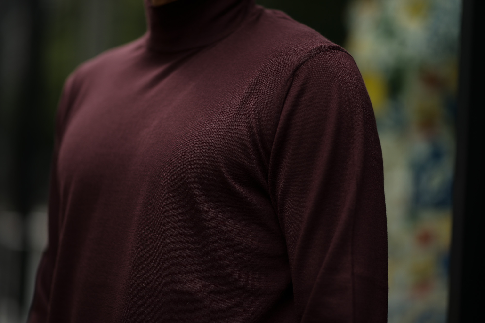 Cruciani (クルチアーニ) Cashmere Mock Neck Sweater (カシミヤ モックネック セーター) Cashmere 100% ハイゲージ カシミヤニット モックネック セーター BORDEAUX (ボルドー・31580) made in italy (イタリア製) 2018 秋冬新作 愛知 名古屋 alto e diritto アルトエデリット カシミヤ セレクトショップ 洋服屋