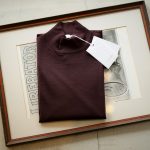 Cruciani (クルチアーニ) Cashmere Mock Neck Sweater (カシミヤ モックネック セーター) Cashmere 100% ハイゲージ カシミヤニット モックネック セーター BORDEAUX (ボルドー・31580) made in italy (イタリア製) 2018 秋冬新作のイメージ