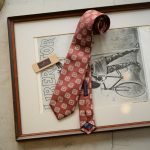 FRANCO BASSI (フランコバッシ) JACQUARD TIE (ジャガードタイ) シルク ジャガード 小紋柄 ネクタイ WHISKY (ウイスキー・3) Made in italy (イタリア製) 2018 秋冬新作のイメージ