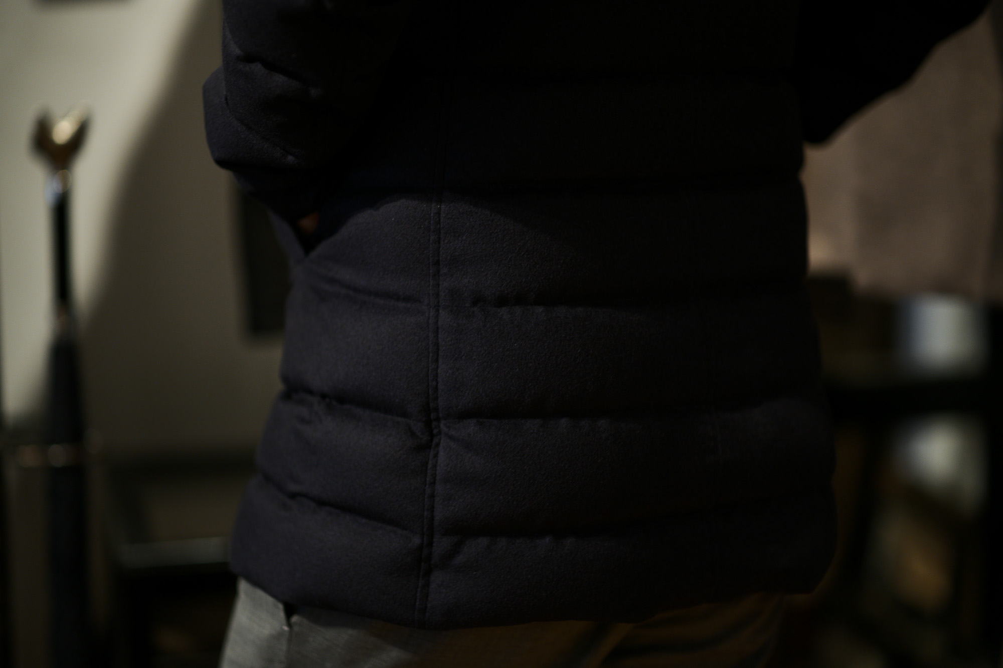 HERNO(ヘルノ) PI0439U Silk Cashmere Down coat (シルク カシミア ダウン コート) PIACENZA (ピアツェンツァ) DROP GLIDE NYLON ULTRALIGHT 撥水 シルク カシミア ダウン コート NAVY (ネイビー・9200) Made in italy (イタリア製) 2018 秋冬新作 alto e dirittoアルトエデリット 42,44,46,48,50,52
