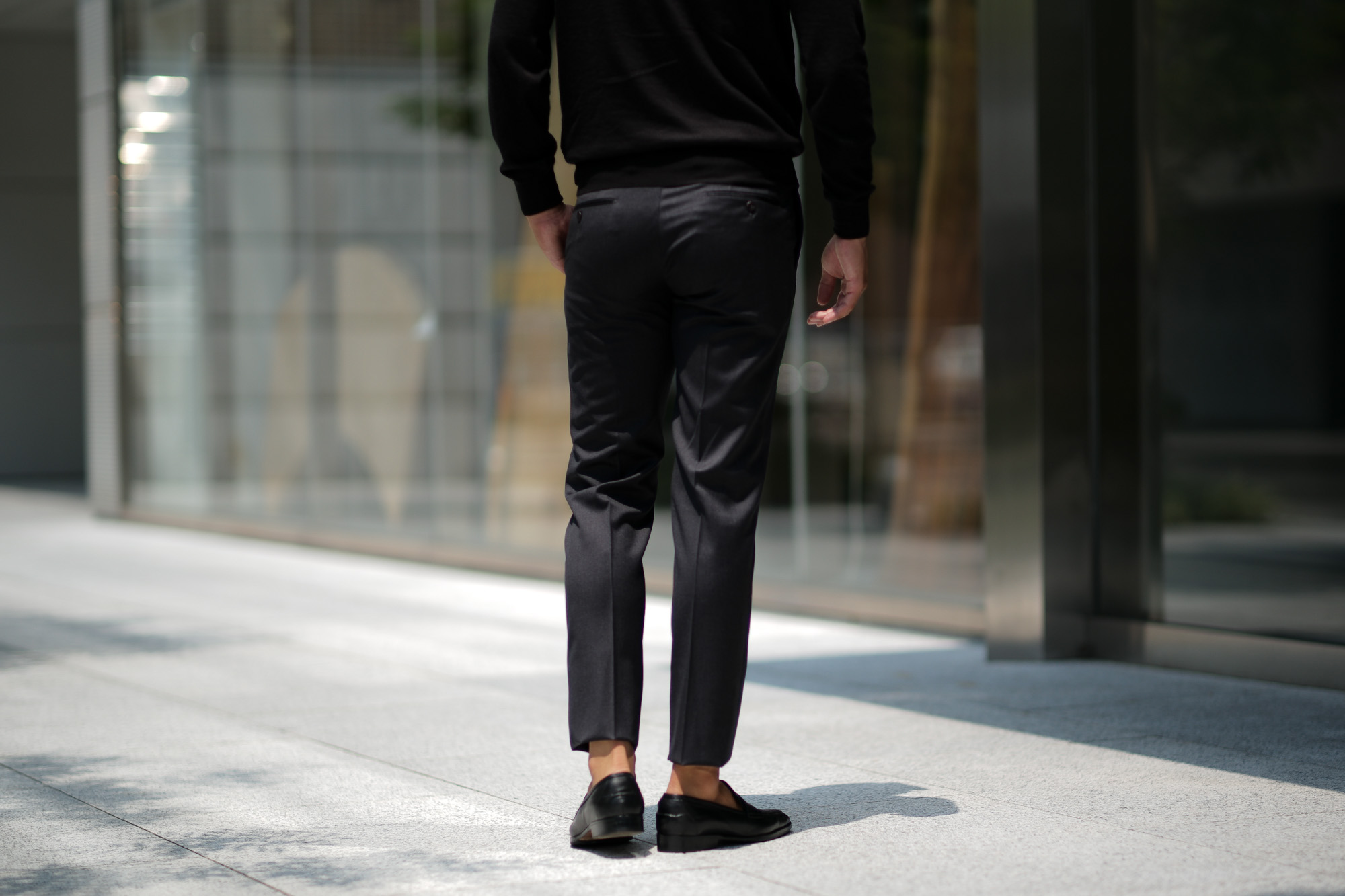 INCOTEX (インコテックス) N35 SLIM FIT (1NT035) SUPER 100'S WOOLLEN TWILL サージウール スラックス CHARCOAL GRAY (チャコールグレー・930) 2018 秋冬新作 incotex 愛知 名古屋 Alto e Diritto アルト エ デリット alto e diritto アルトエデリット グレスラ グレースラックス