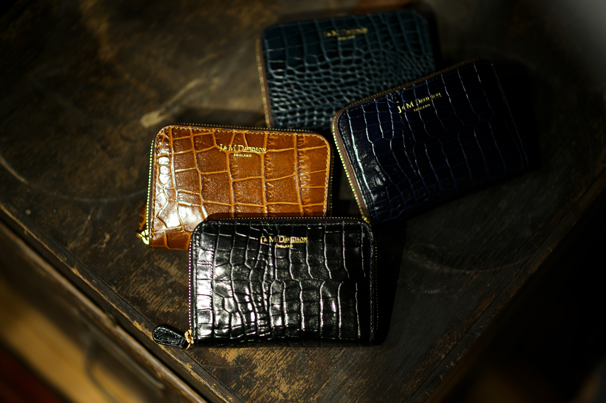 J&M DAVIDSON SMALL ZIP PURSE // 2018秋冬新作 jandmdavidson 愛知 名古屋 altoediritto アルトエデリット ウォレット WALLET 財布 折財布