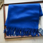 Johnstons (ジョンストンズ) WA56 STOLE Cashmere 100% カシミア 大判 ストール Bright Blue (ブライトブルー・SD0404) Made in Scotland (スコットランド製) 2018 秋冬新作 愛知　名古屋 alto e diritto アルトエデリット altoediritto